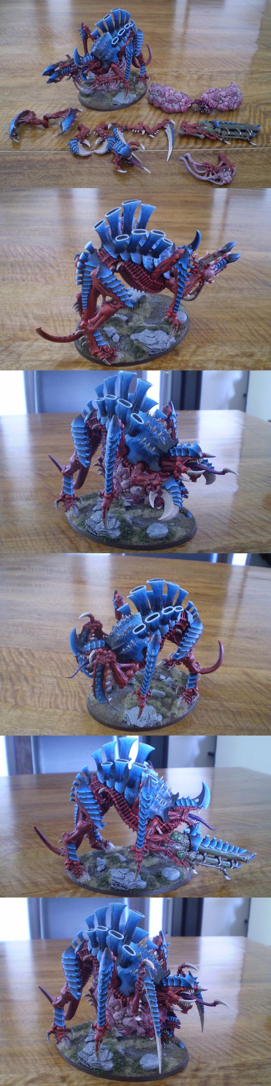 Alternate Colour Scheme, Behemoth, Blue, Red, Tervigon, Tyranids, Tyrannofex