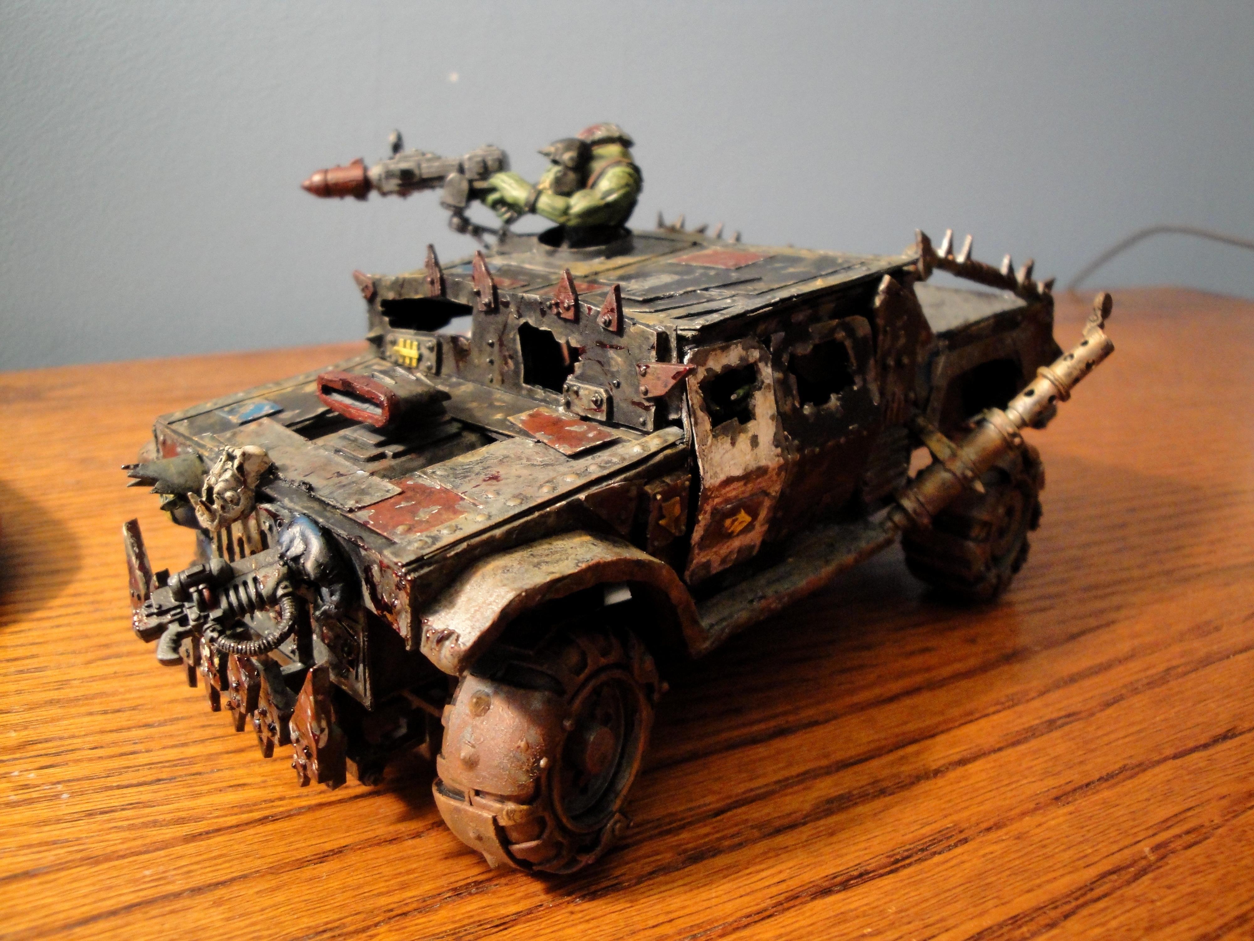 Buggy, Hummer, Jeep, Orks, Scratch Build, Warbuggies