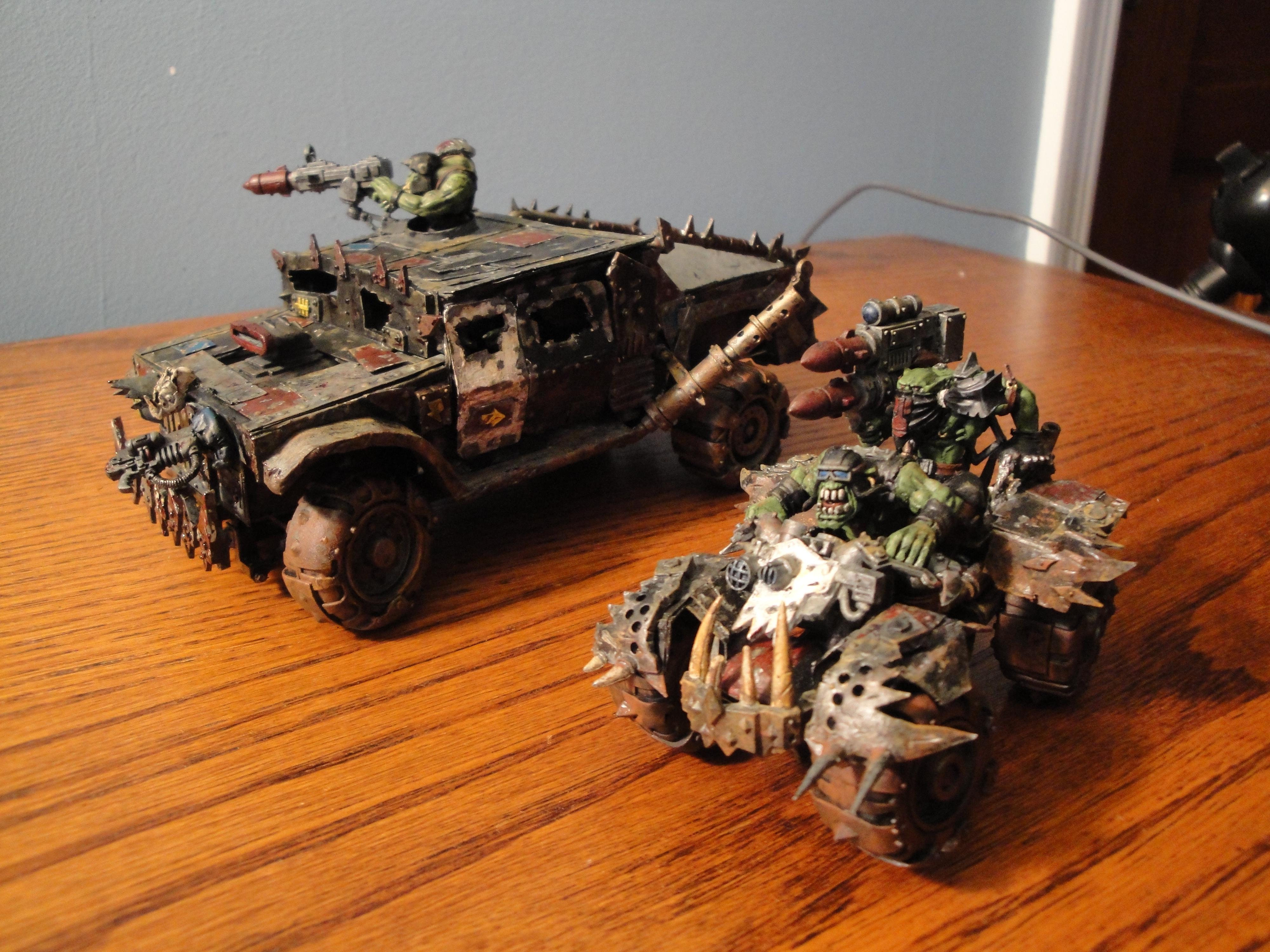 Buggy, Orks, Scratch Build, Warbuggies