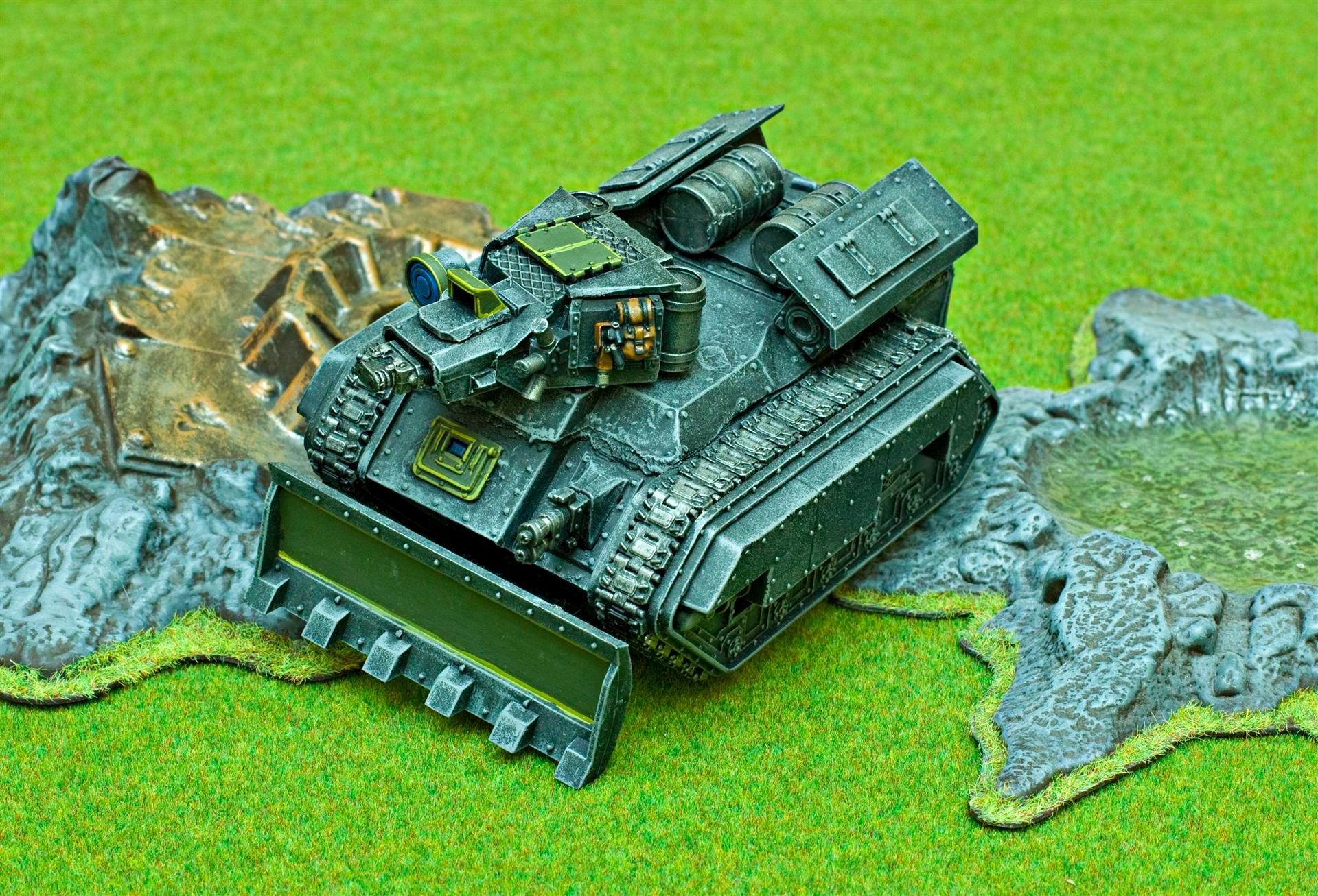 Apocalypse, Army, Astra Militarum, Bane Wolf, Banewolf, Dozerblade, Gaming Mat, Green, Grey, Guard, Hell Hound, Hellhound, Imperial, Imperial Guard, Imperials, Tank, Treads