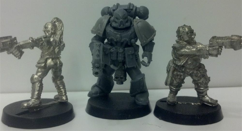 Chaos Space Marines, Tall Scale, True Scale