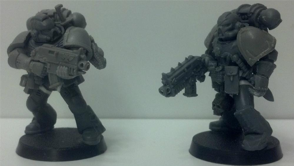 Chaos Space Marines, Tall Scale, True Scale