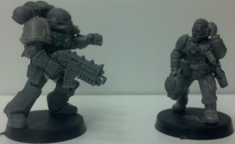 Chaos Space Marines, Tall Scale, True Scale