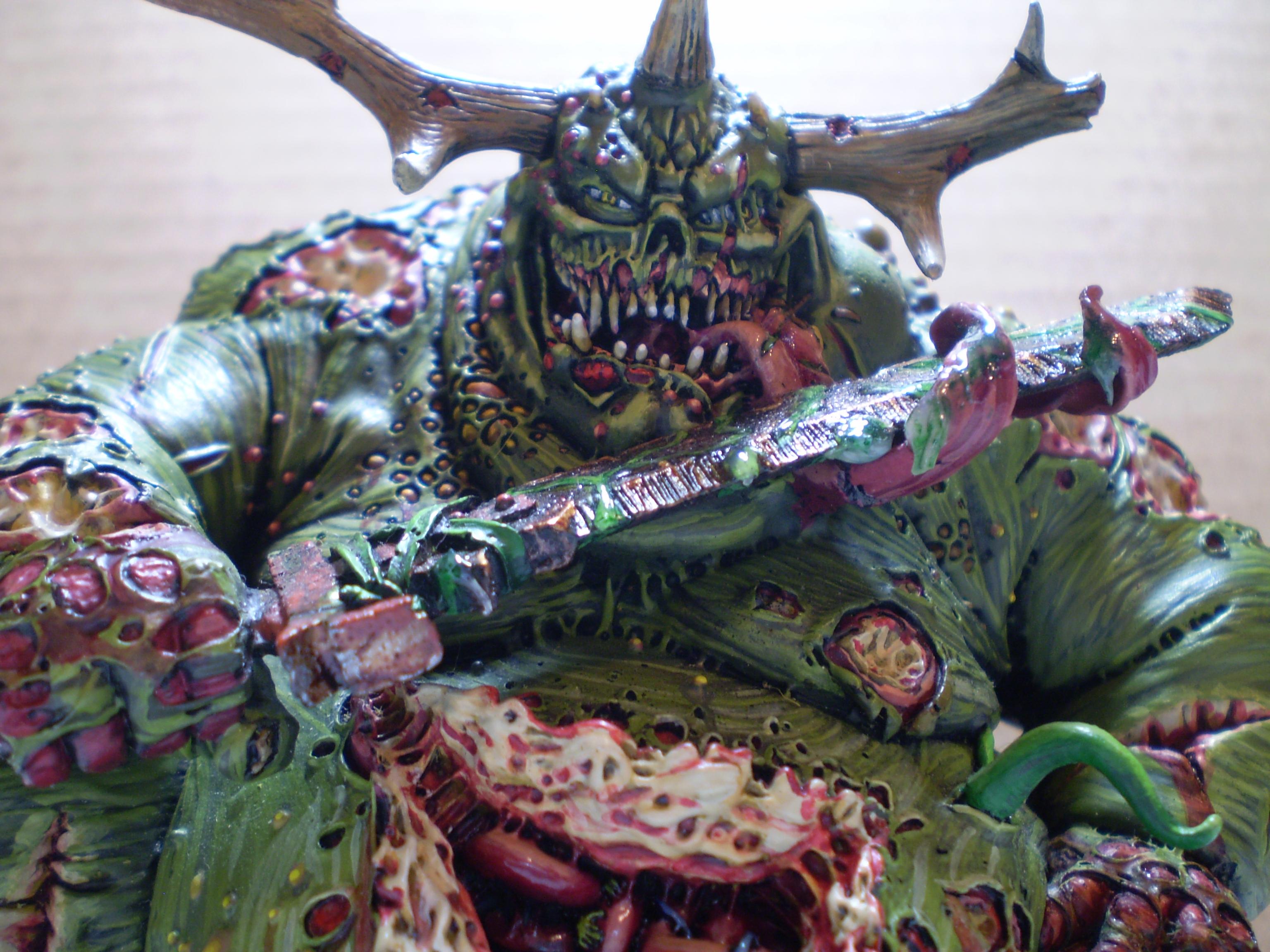 Daemons, Greater Demon, Green, Nurgle, Painted