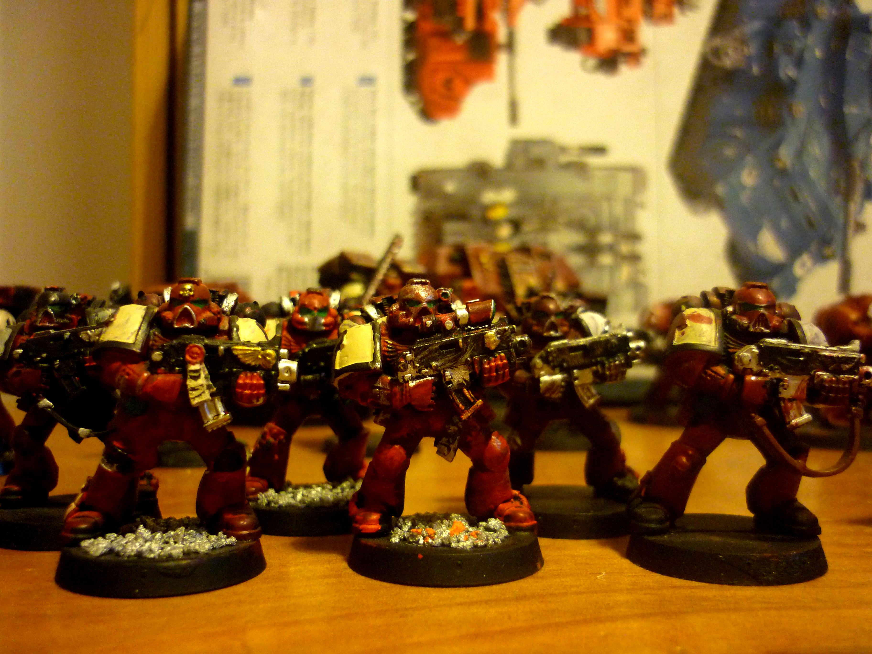 Assault, Blood, Blood Ravens, Dreadnought, Drybrushing, Layering, Loyalist, Ravens, Rhino, Space Marines, Squad, Tactical, Walker, Warhammer 40,000