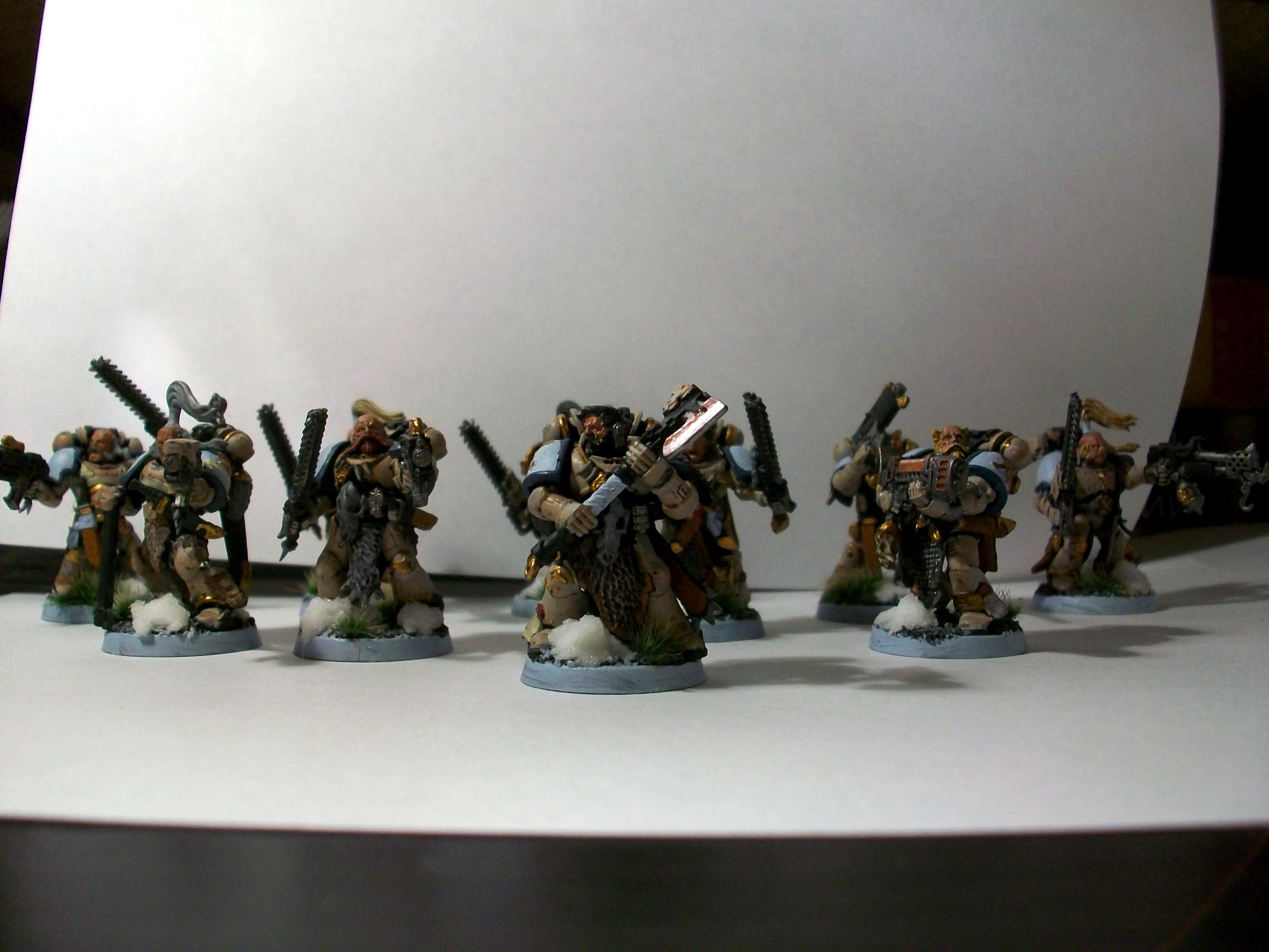 Painted, Space Marines, Space Wolves, Tactical Squad, Warhammer 40,000, Wolves