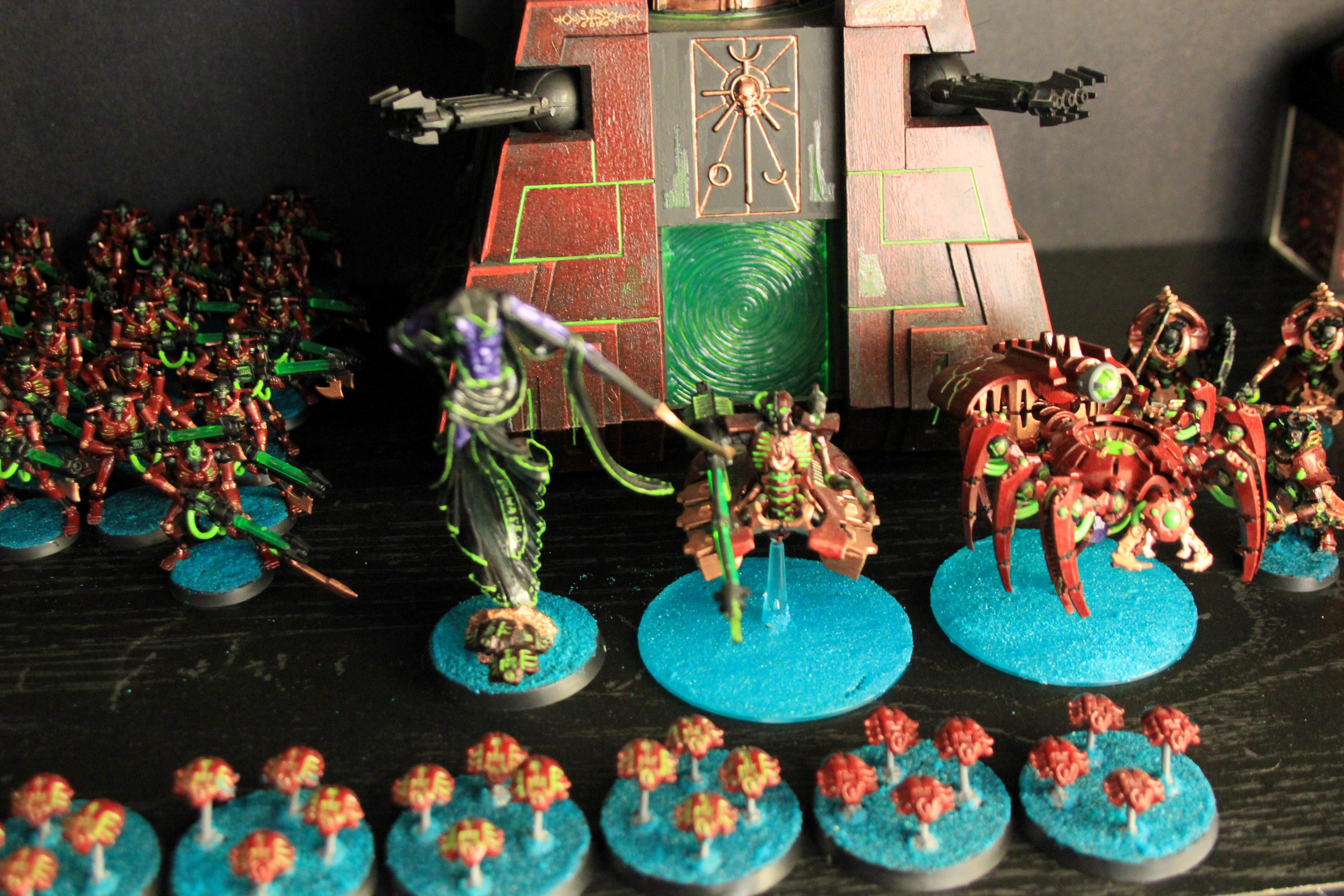 Necrons, Non Metal, Red