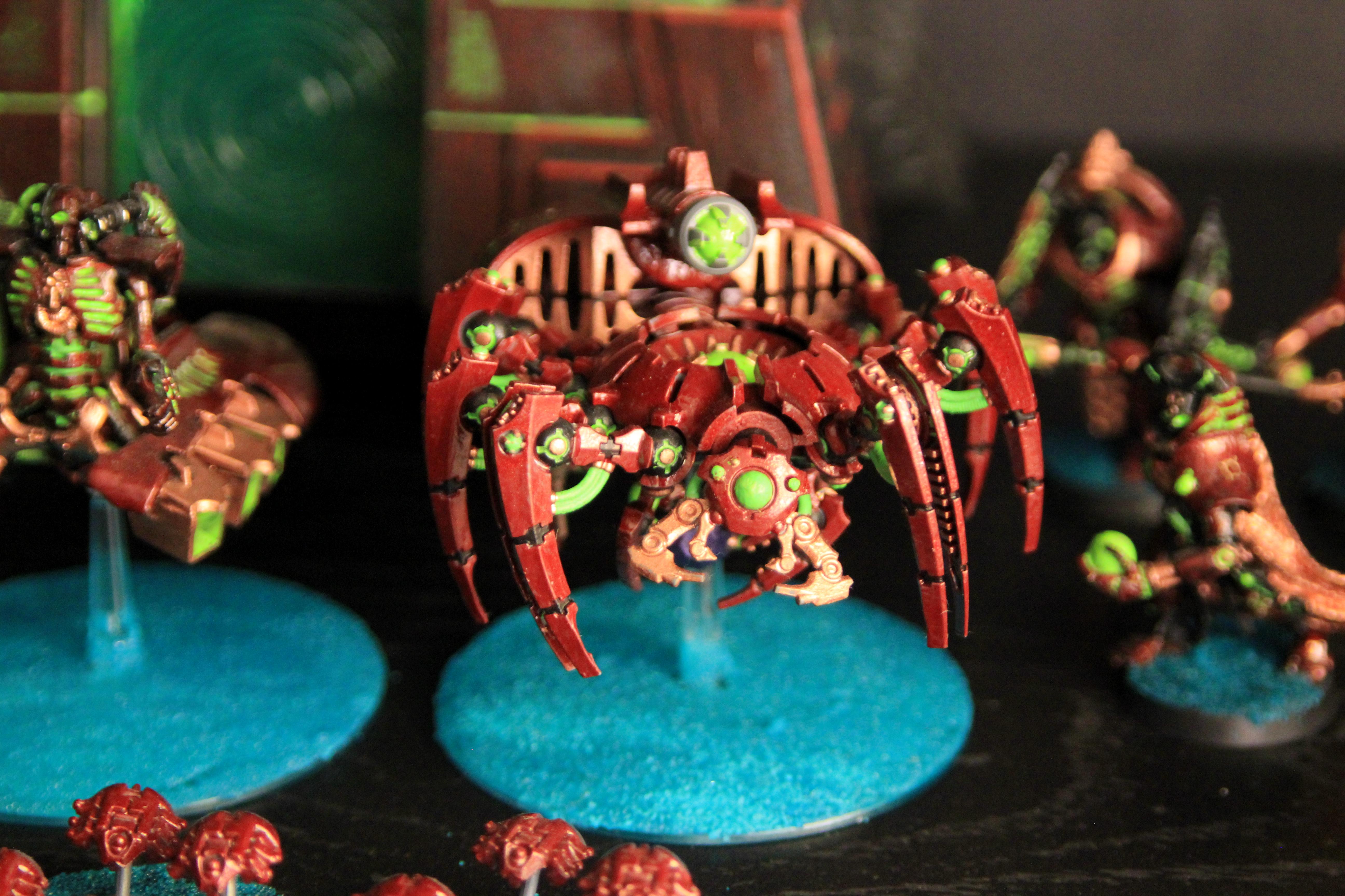 Necrons, Non Metal, Red