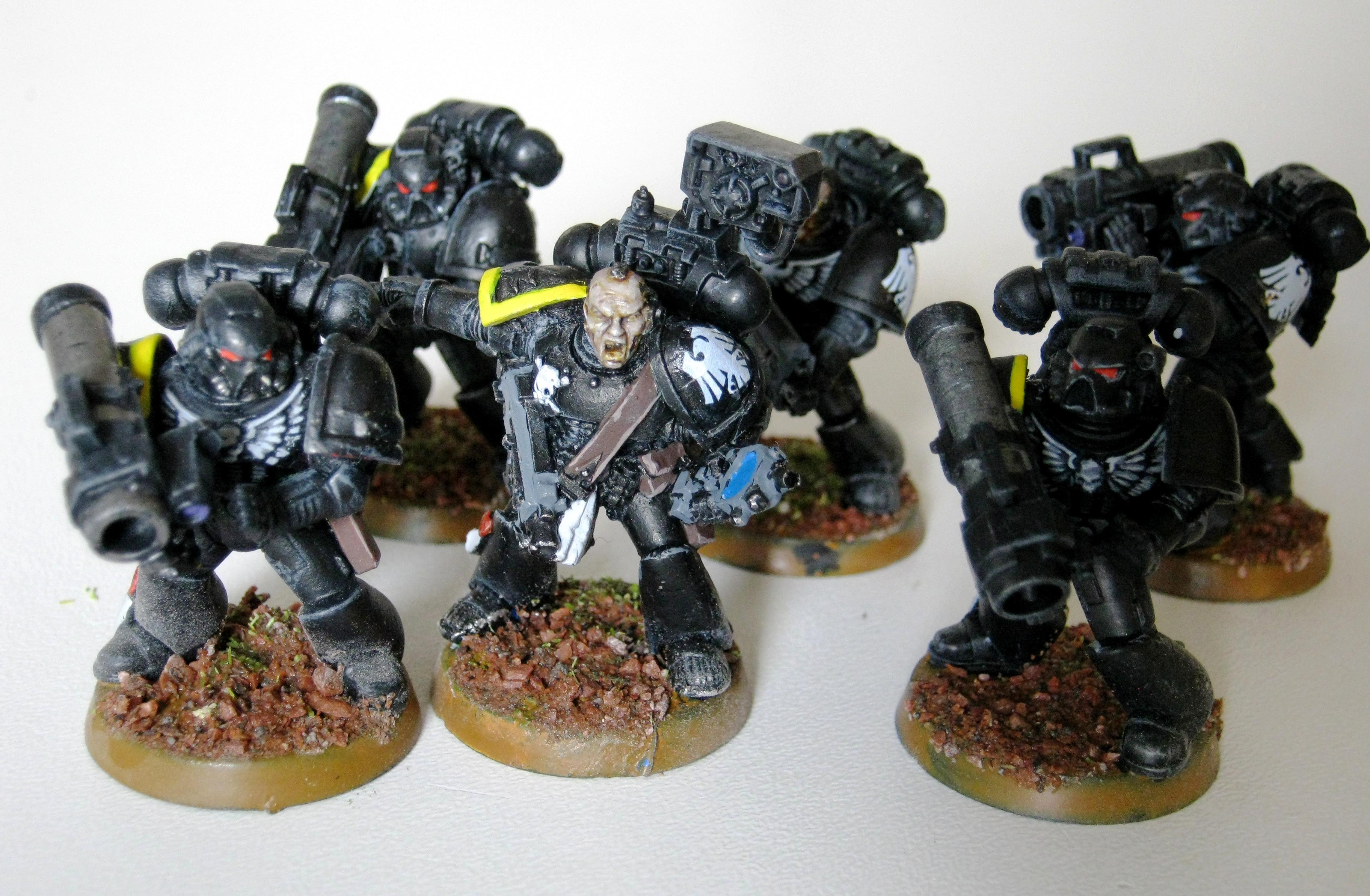 Space Marines, WIP Raven Guard Devastators