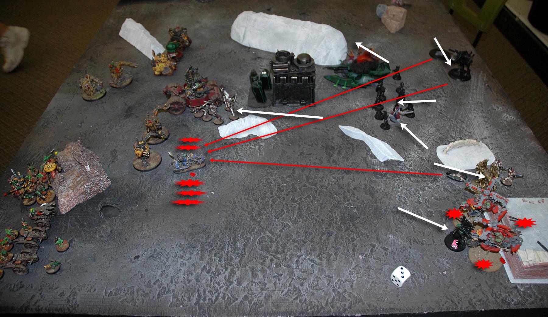 Battle Report, Eldar, Orks, Warhammer 40,000