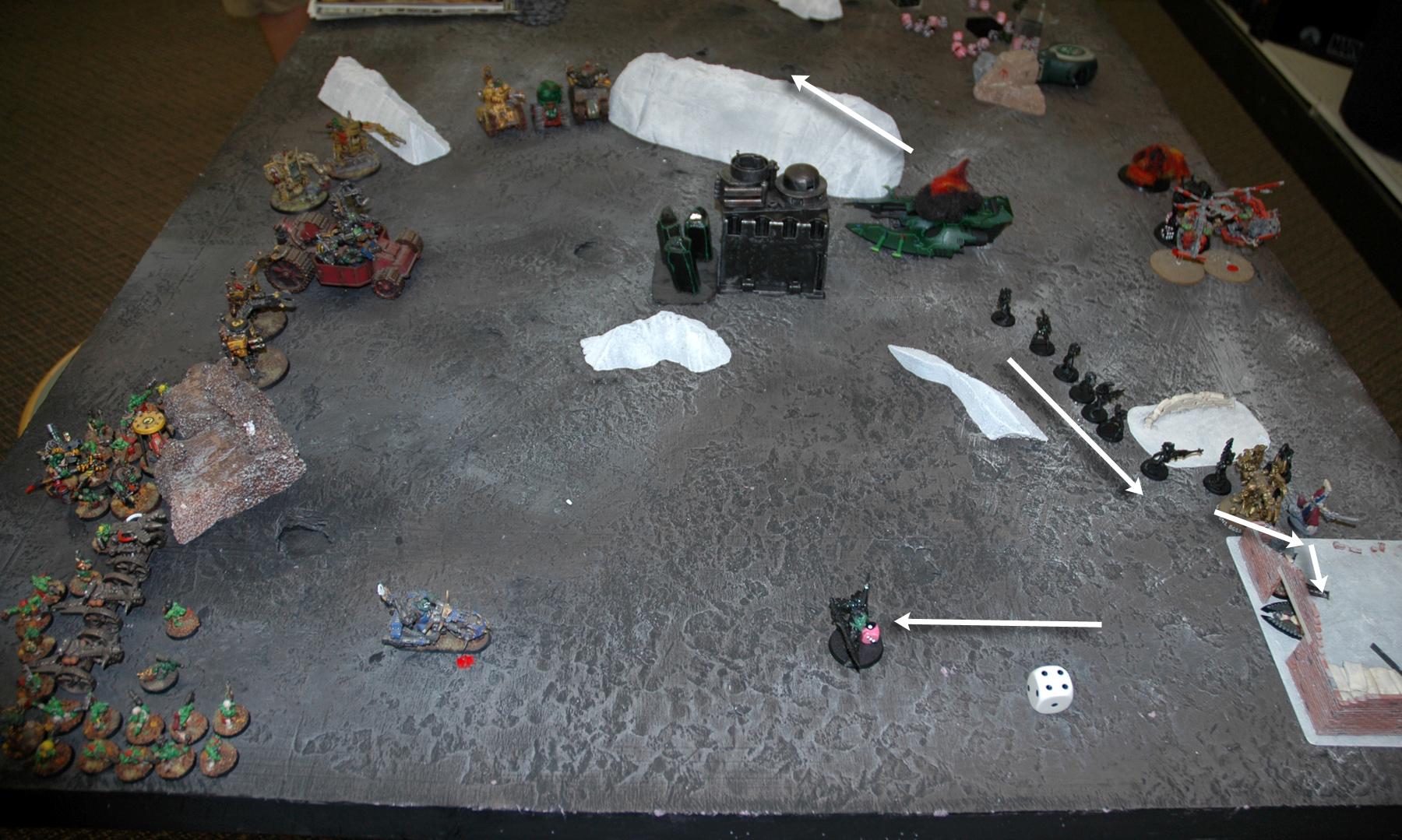 Battle Report, Eldar, Orks, Warhammer 40,000