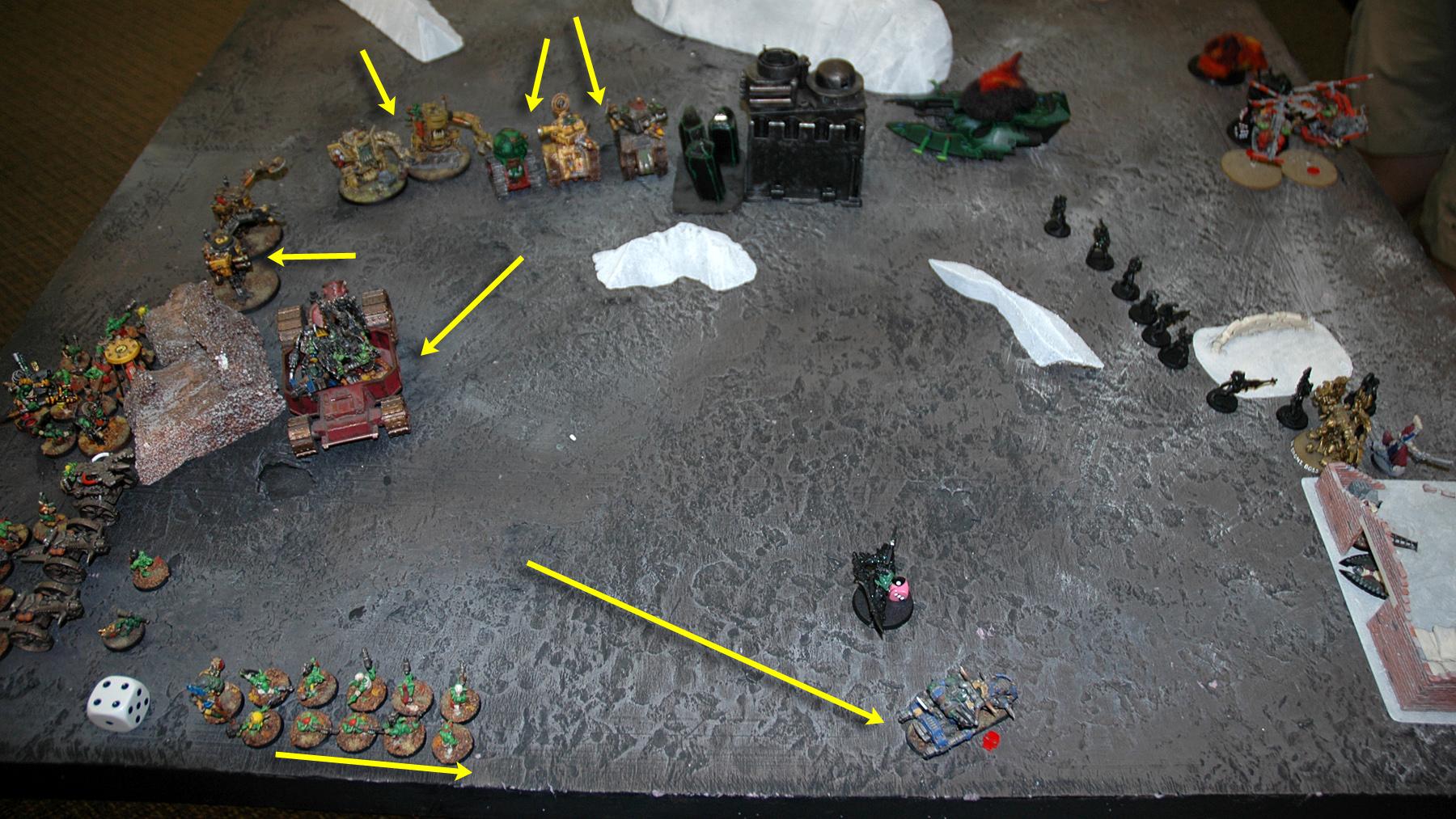 Battle Report, Eldar, Orks, Warhammer 40,000