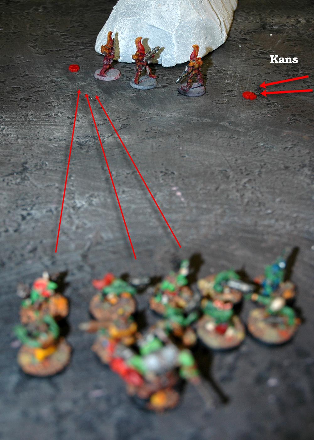Ork turn 5 grot shooting