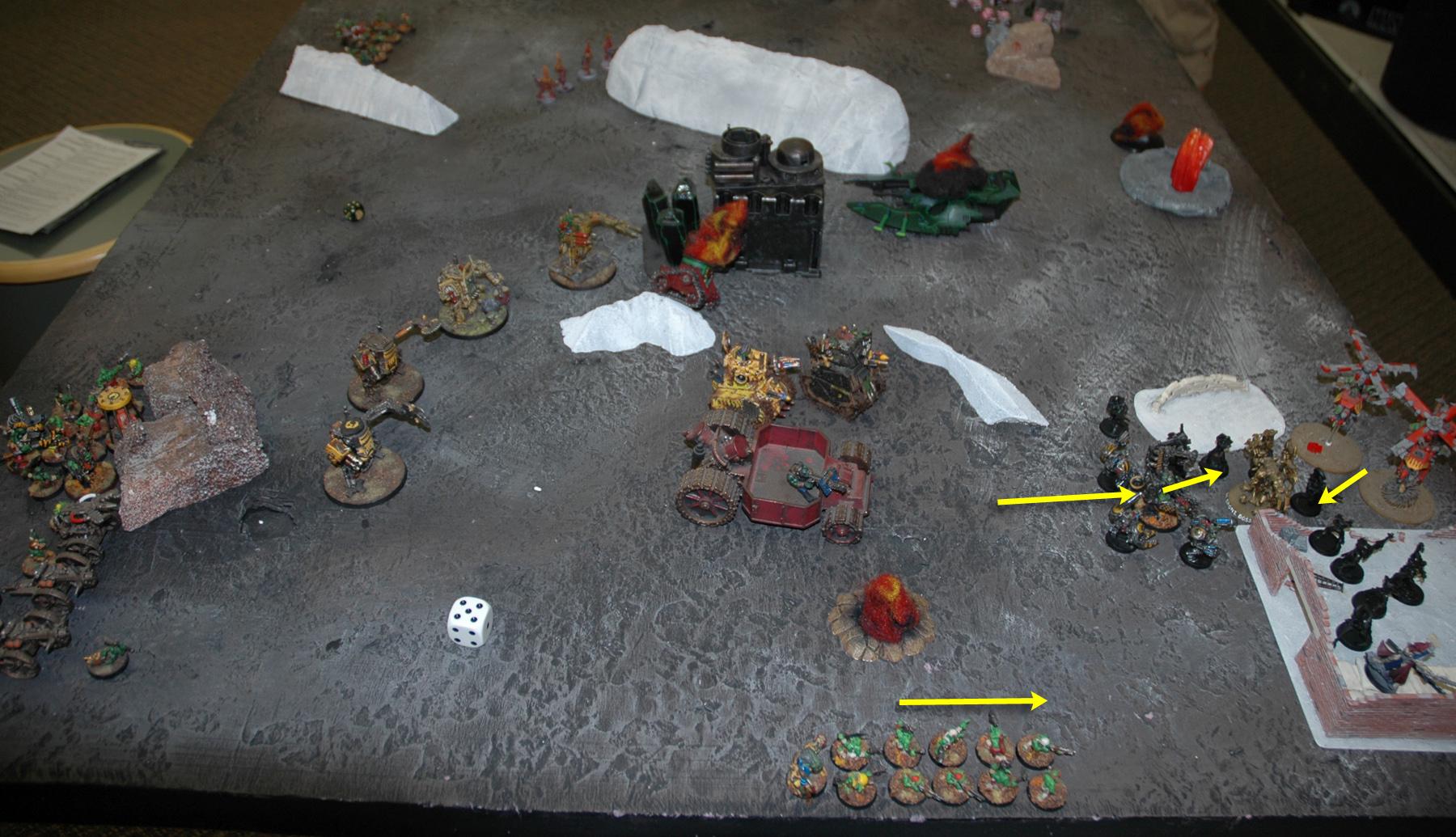 Ork turn 5 run &amp; charge