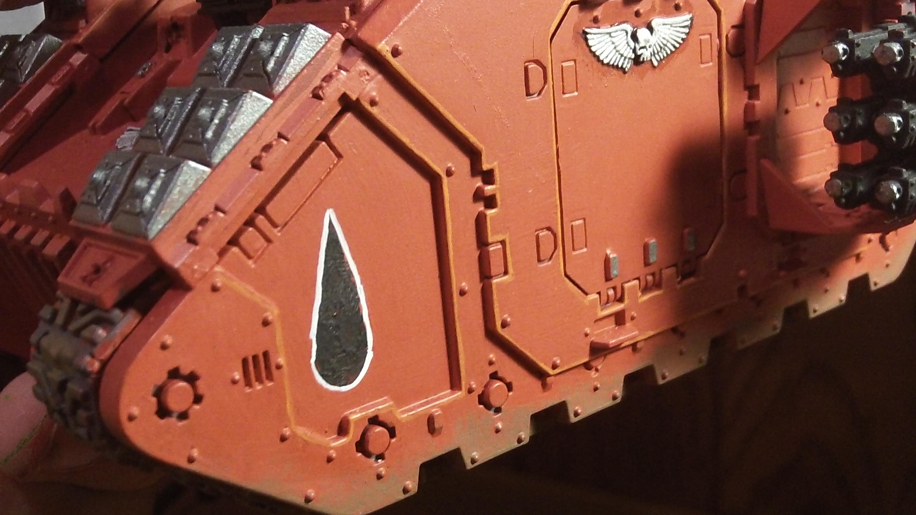 Side View Of Land Raider with Ensignia