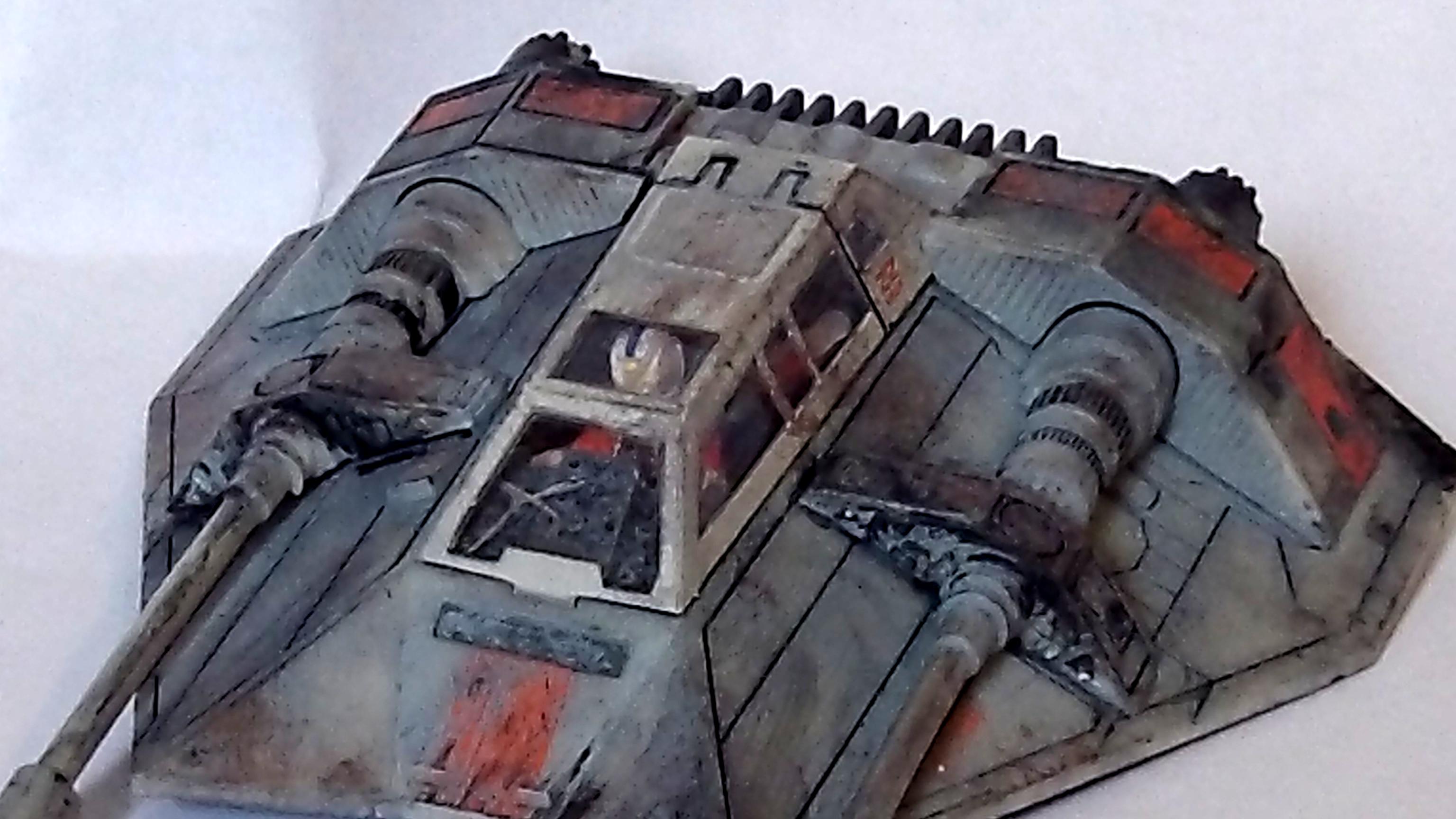 Cool, Easykit, Painted, Revell, Snowspeeder, Star, Star Wars, Starwars, Wars, Weathered