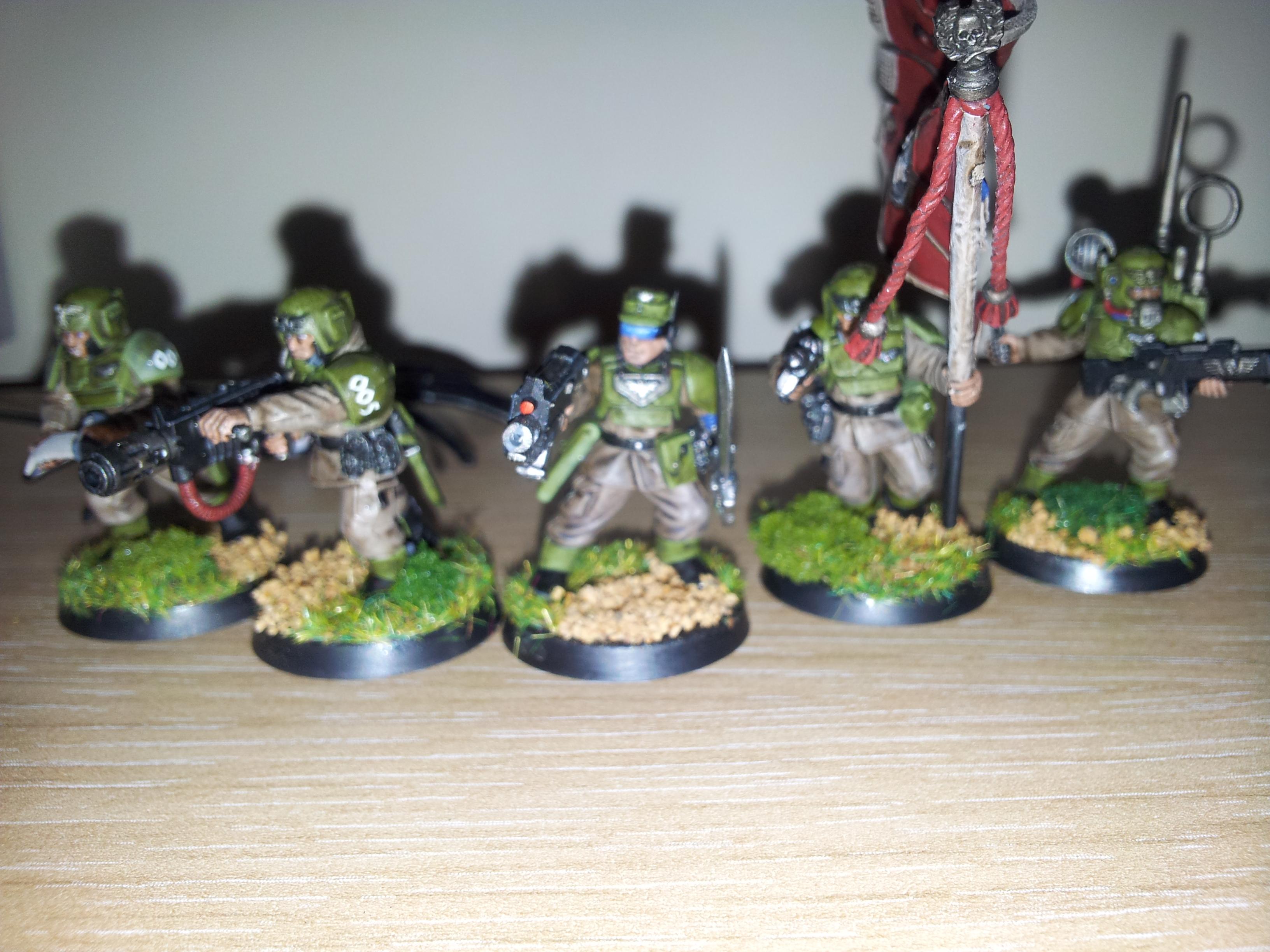 Astra Militarum, Cadians, Command Squad, Imperial Guard