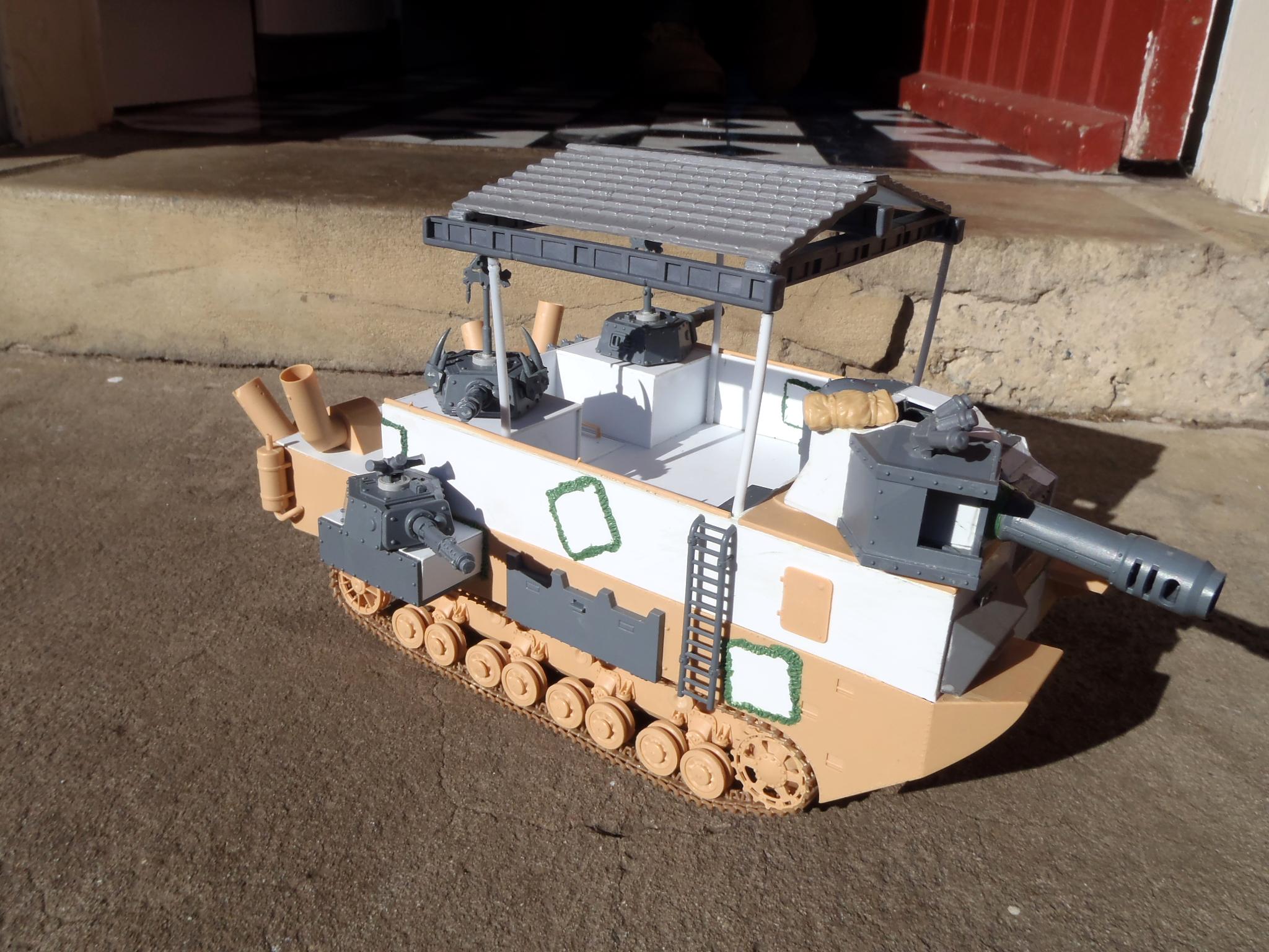 Looted Wagon, Ork Battle Wagon, Ork Truck, Orks, Scratch Build, Warhammer 40,000, Work In Progress