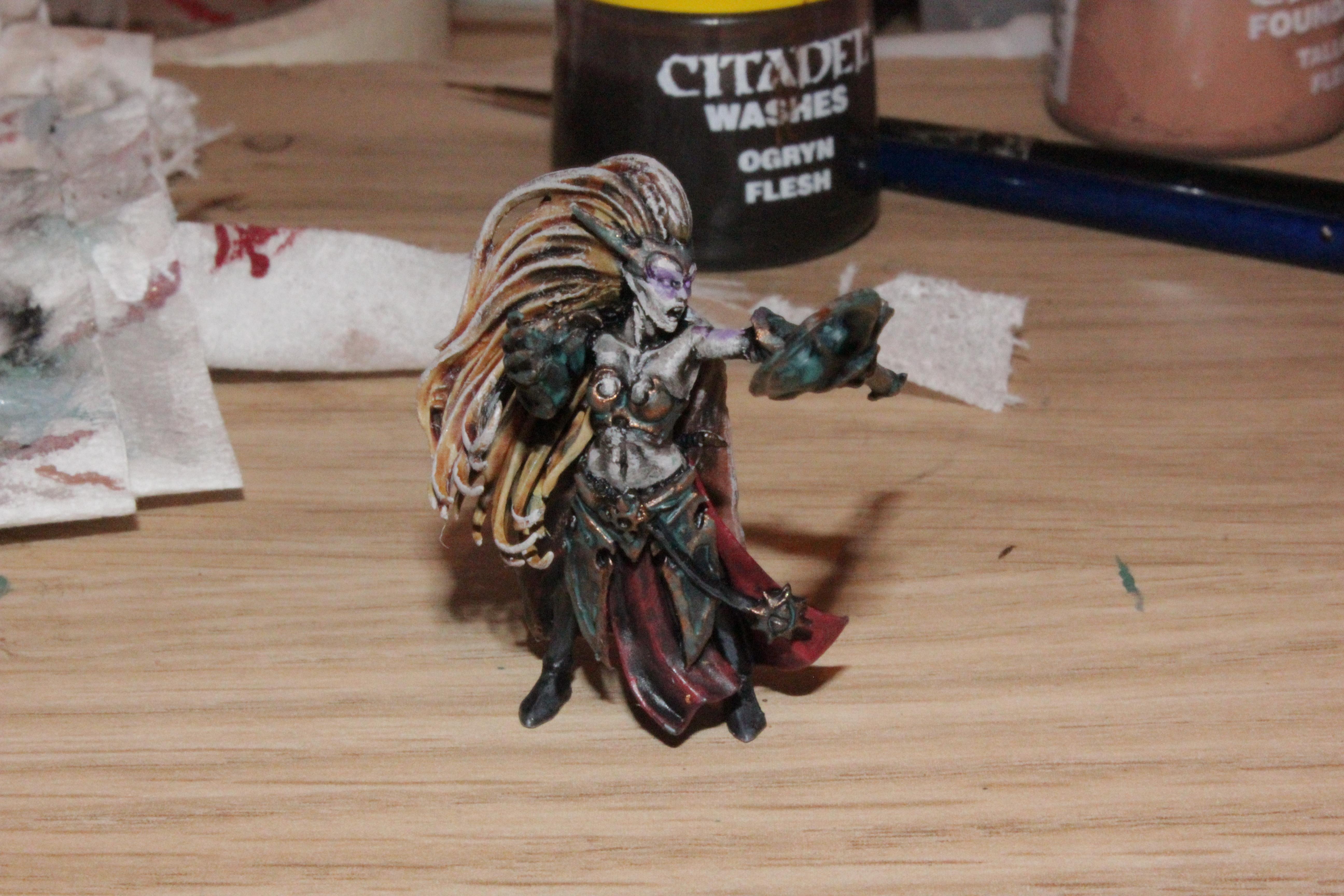 Chaos, Dark Elves, Sorceress, Sorceror, Sorceror Lord, Warhammer Fantasy
