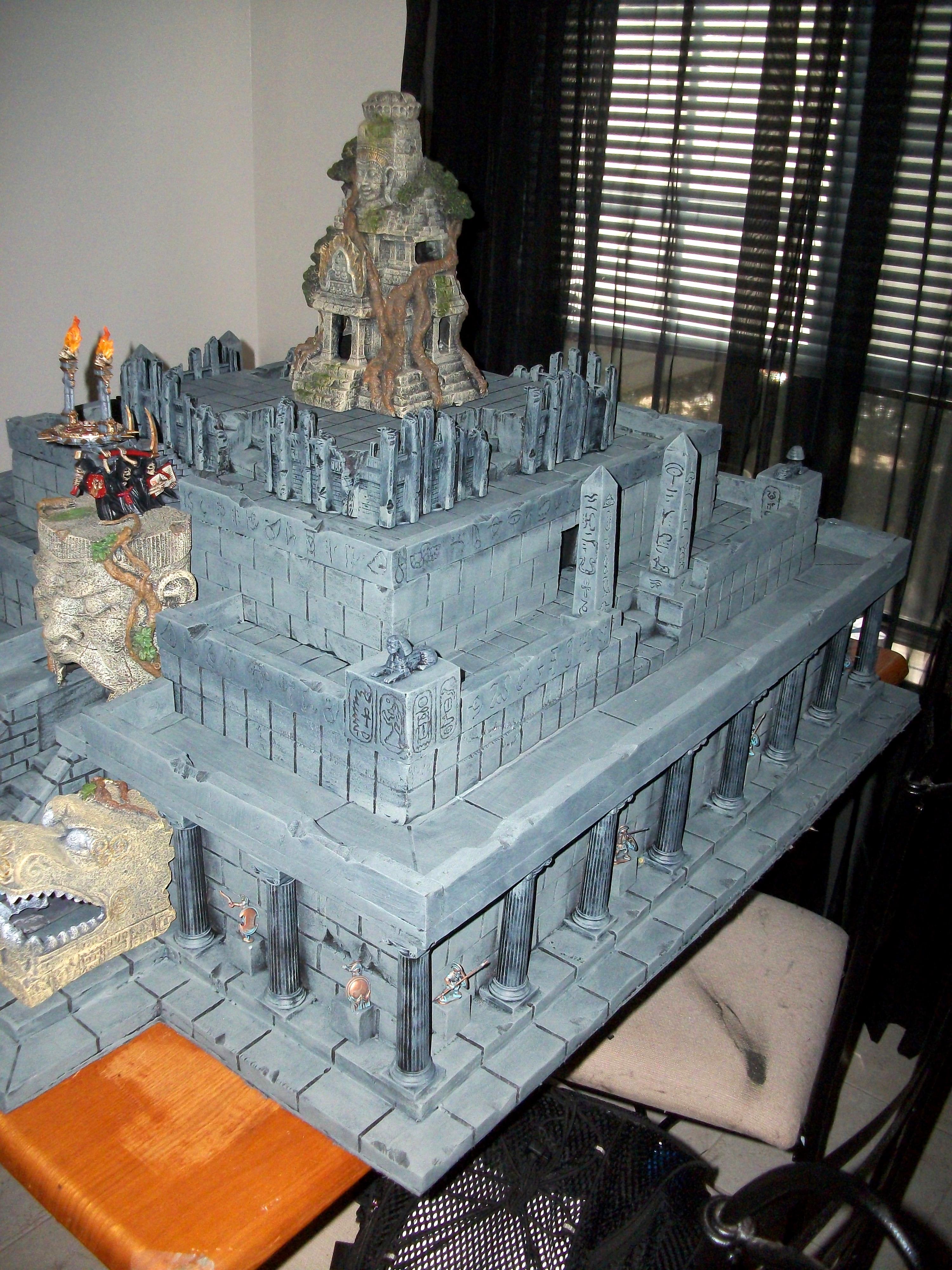 Temple, Terrain