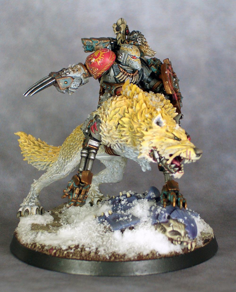 Space Marines, Space Wolves, Thunderwolf, Wolf Lord