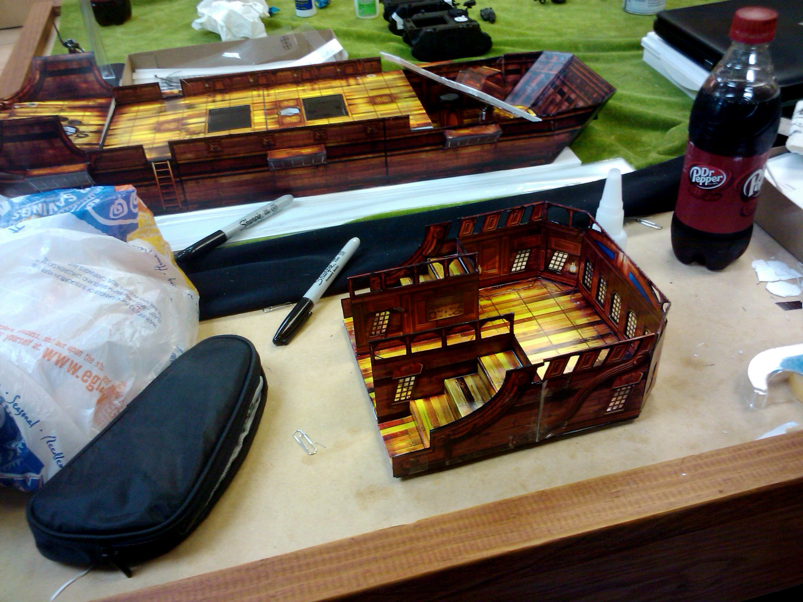 Build, Cardstock, Hobby, Maiden, Painting, Paper, Project, Ship, Terrain, World Works Games, Worldworks, Worldworks Games