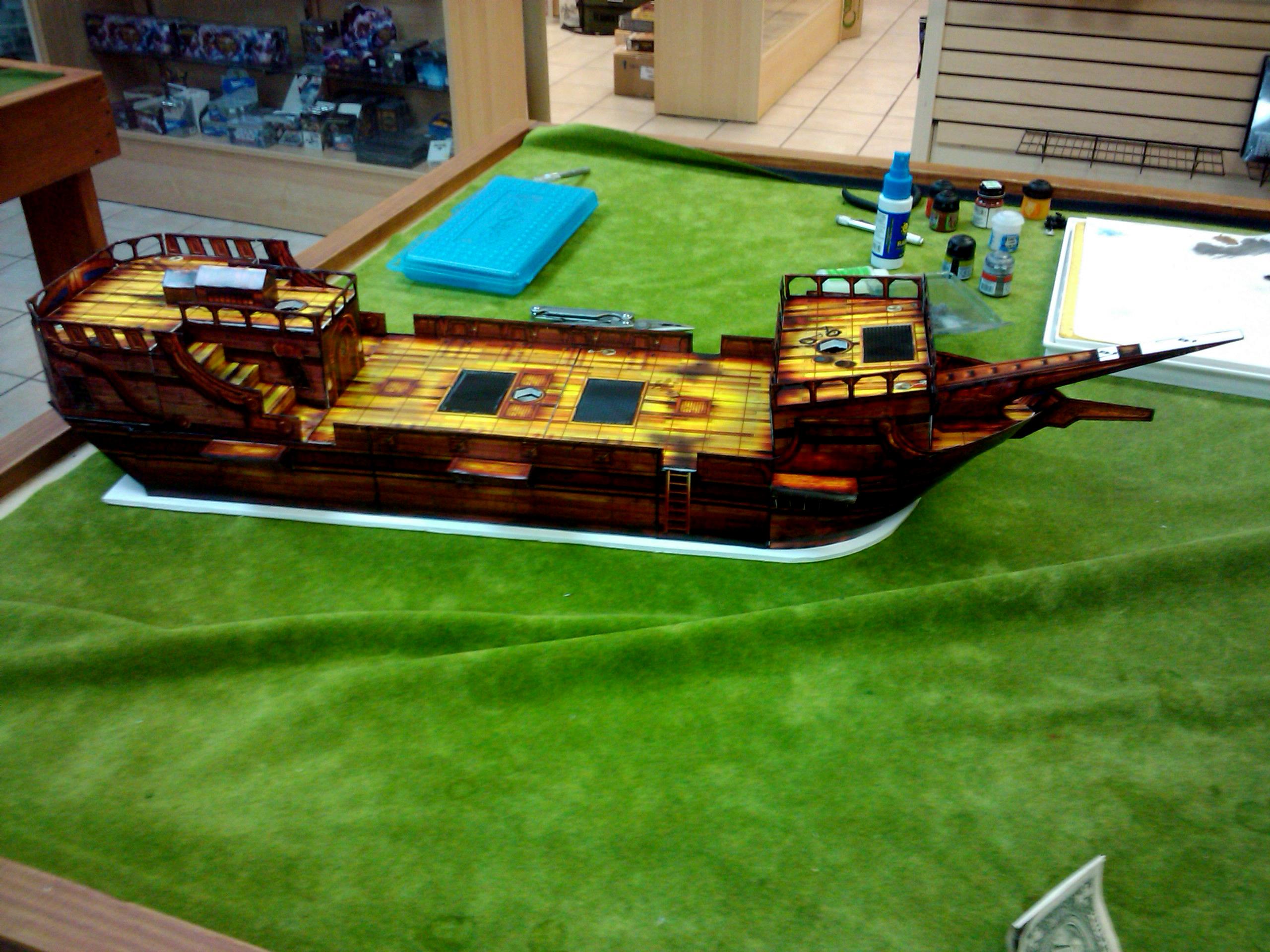 Build, Cardstock, Hobby, Maiden, Painting, Paper, Project, Ship, Terrain, World Works Games, Worldworks, Worldworks Games