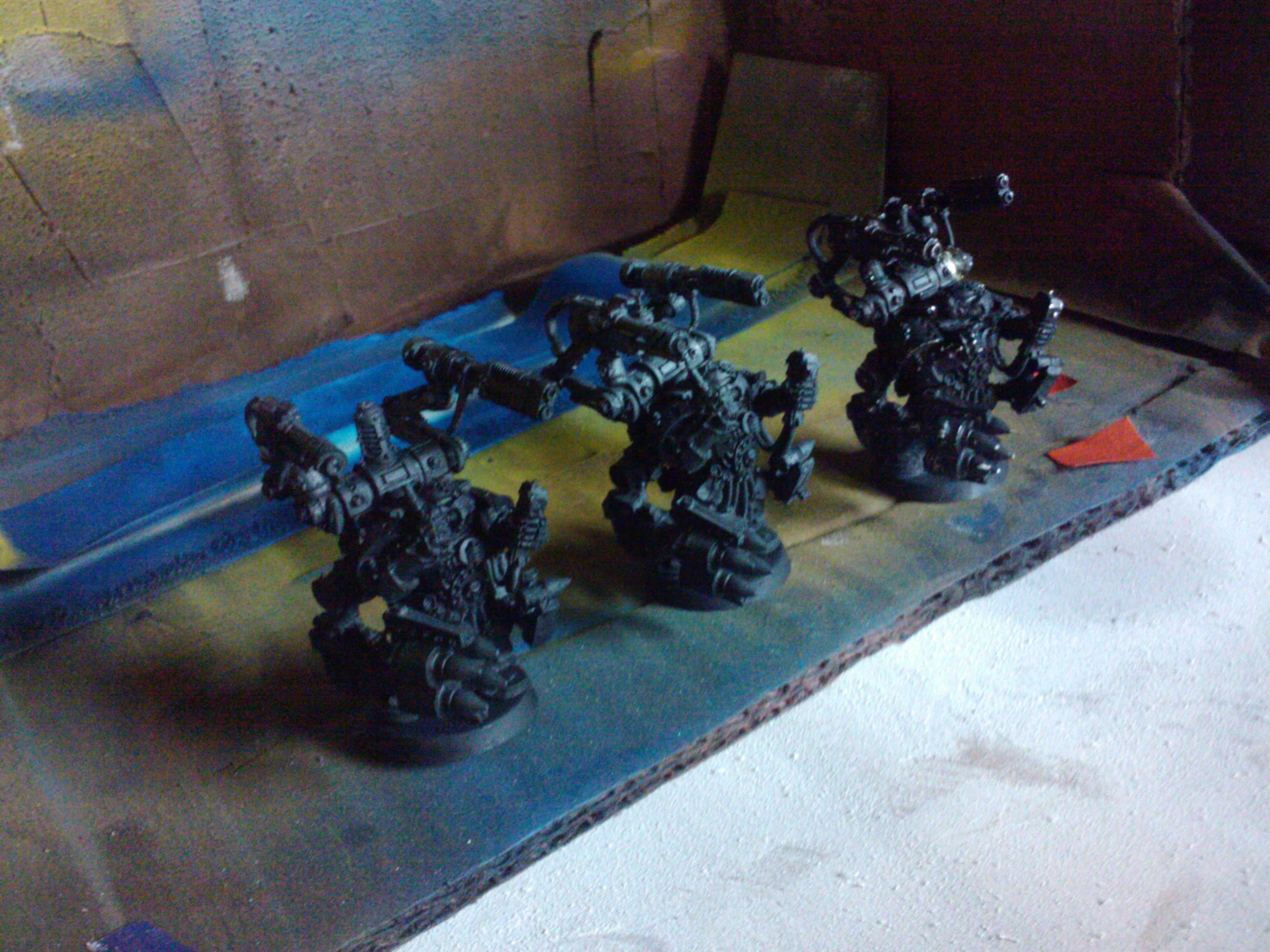 Commission, Dark Angels, Games Workshop, Painting, Scouts, Space Marines, Techmarine, Thunderfire, Warhammer 40,000