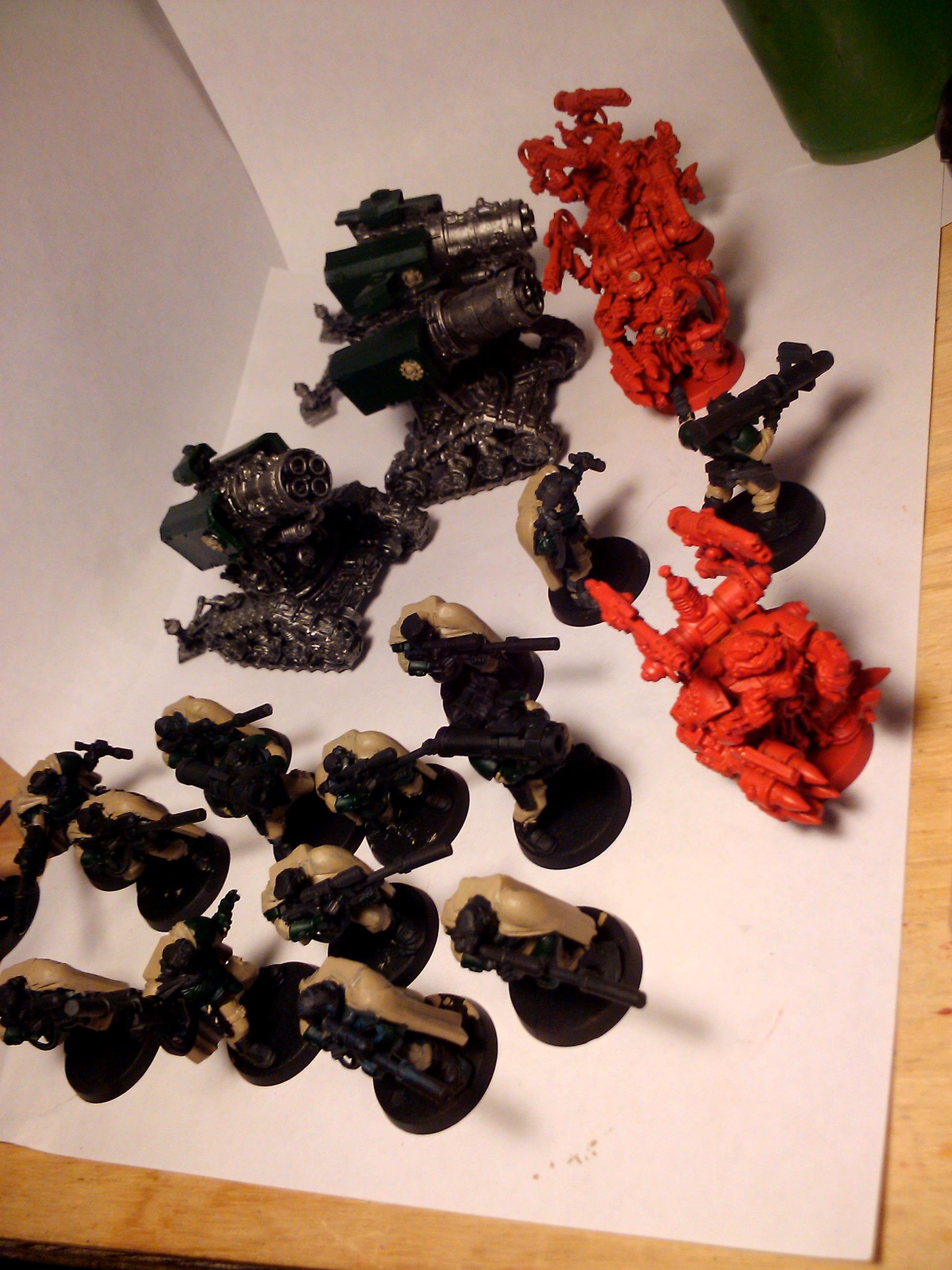 Commission, Dark Angels, Games Workshop, Painting, Scouts, Space Marines, Techmarine, Thunderfire, Warhammer 40,000