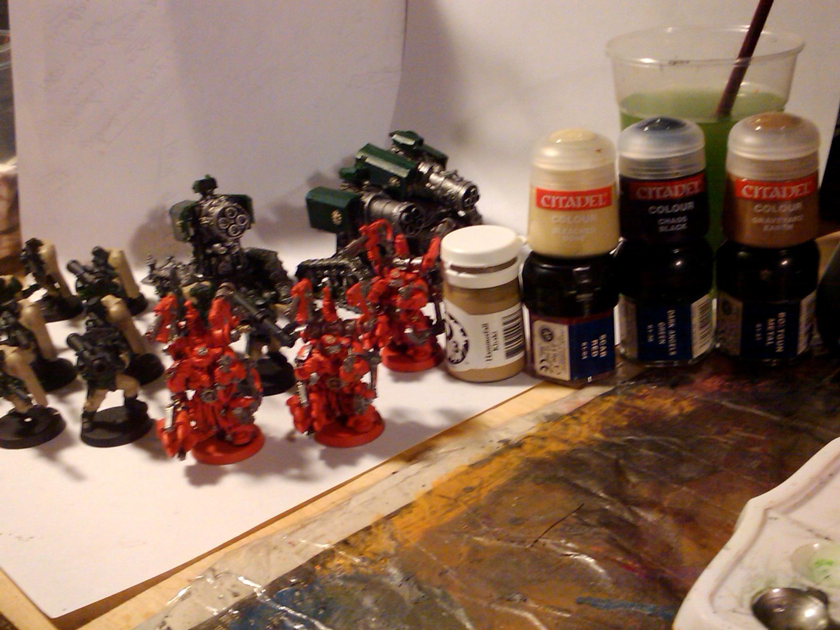 Commission, Dark Angels, Games Workshop, Painting, Scouts, Space Marines, Techmarine, Thunderfire, Warhammer 40,000