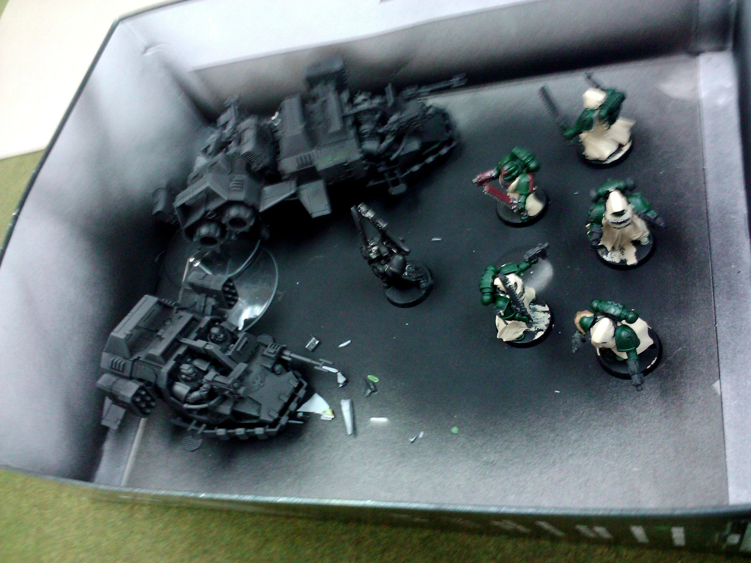Commission, Dark Angels, Games Workshop, Painting, Scouts, Space Marines, Techmarine, Thunderfire, Warhammer 40,000