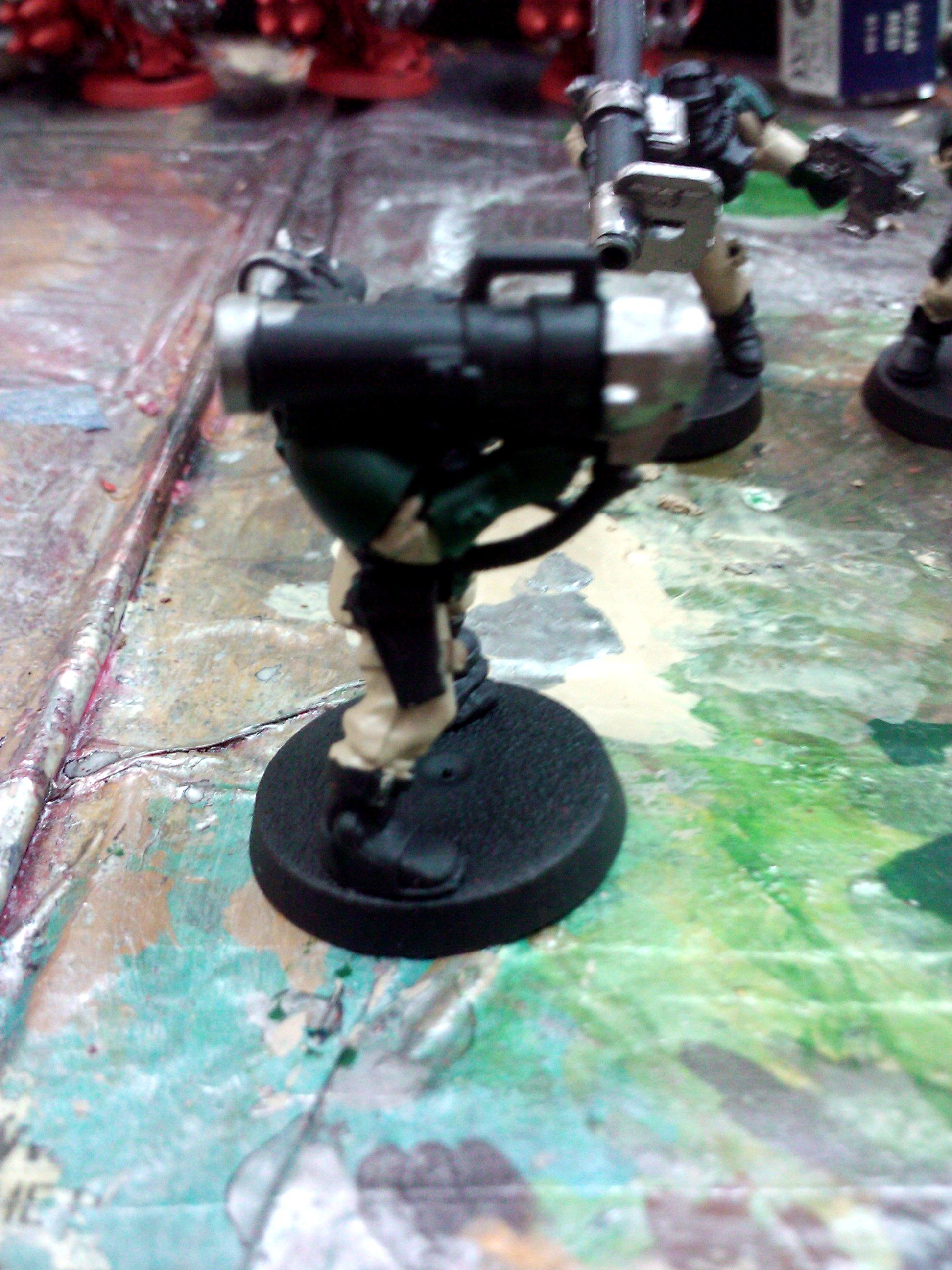 Commission, Dark Angels, Games Workshop, Painting, Scouts, Space Marines, Techmarine, Thunderfire, Warhammer 40,000