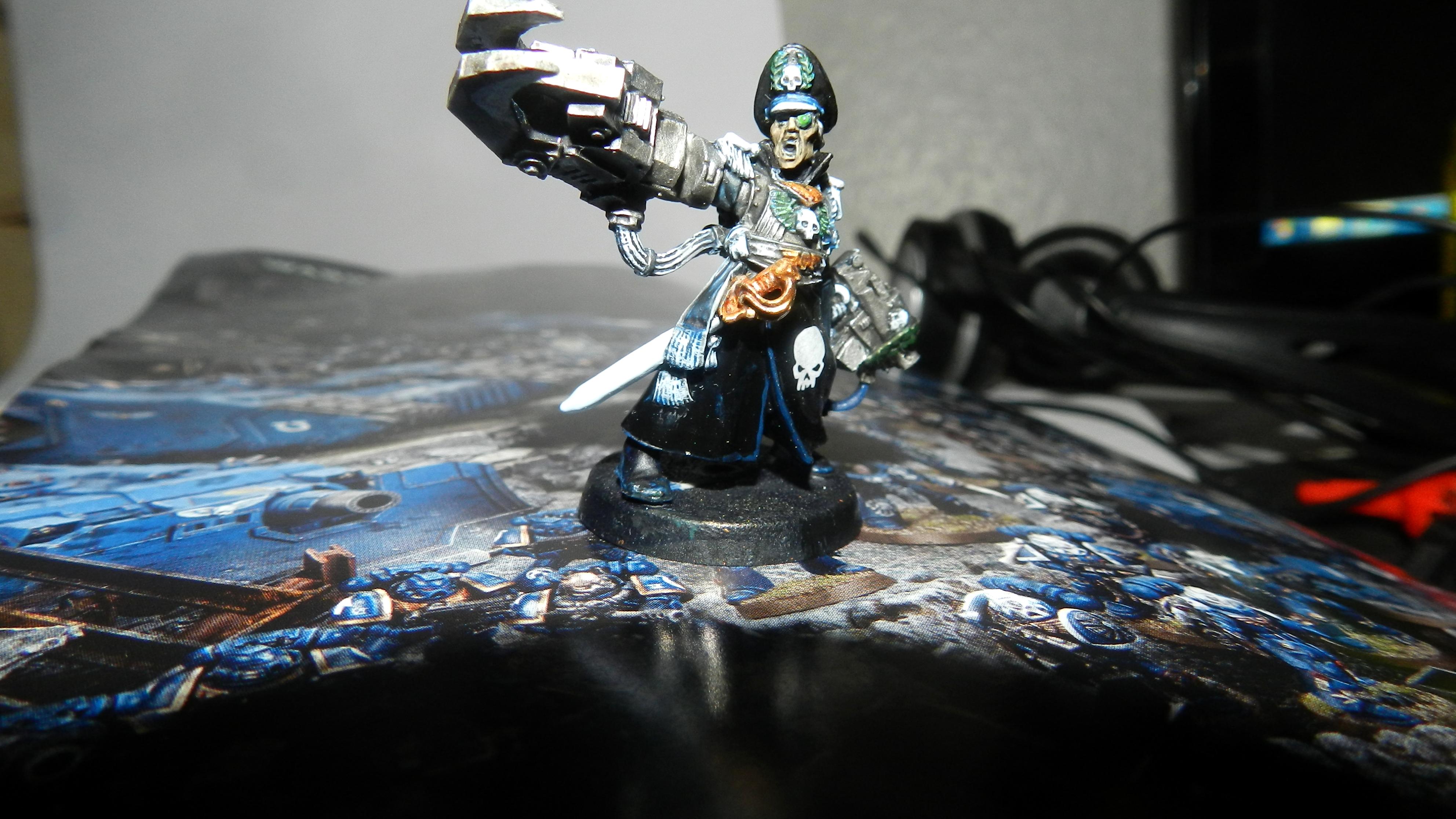 Adeptus Arbites, Cadians, Ccs, Commissar, Commissar Yarrick, Company Command Squad, Gears Of War, Grenadier, Grenadiers, Guardsmen, Headquarters, Imperial Guard, Officer, Power Fist, Power Klaw, Steel Legion, Storm Bolter, Warhammer 40,000, Work In Progress, Yarrick