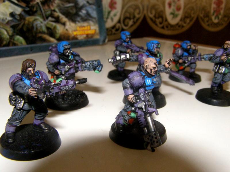 Bolt Pistol, Cadians, Flamer, Guardsmen, Imperial Guard, Lasgun, Laspistol, Warhammer 40,000