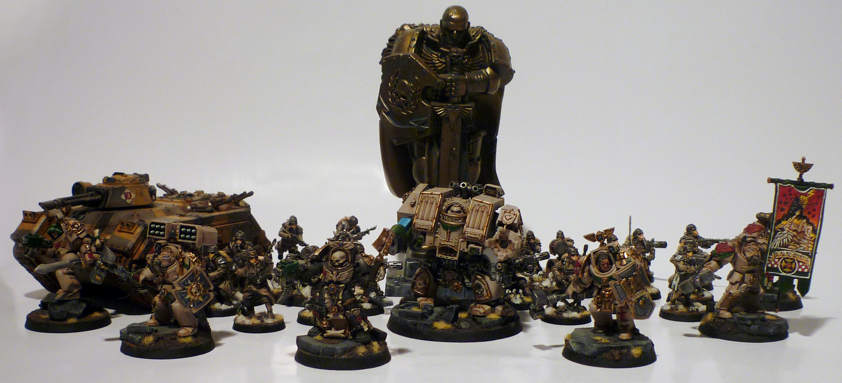 Army, Chaplain, Dark Angels, Death Korps of Krieg, Deathwing, Dreadnought, Space Marines, Warhammer 40,000