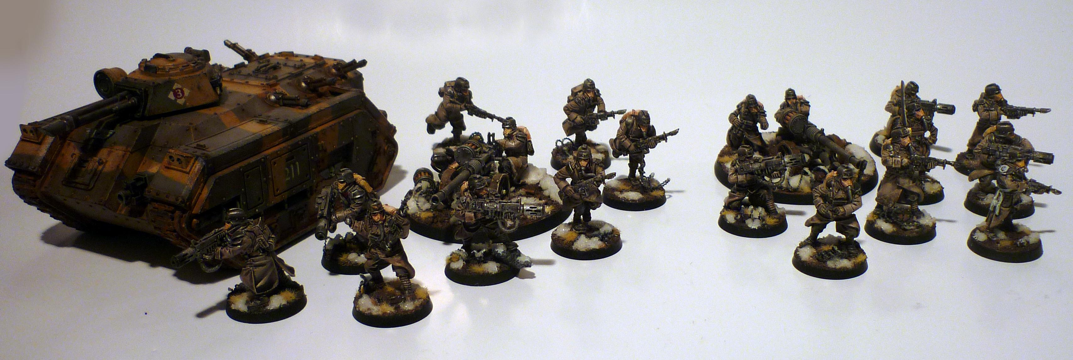 Krieg Guardsmen and Chimera