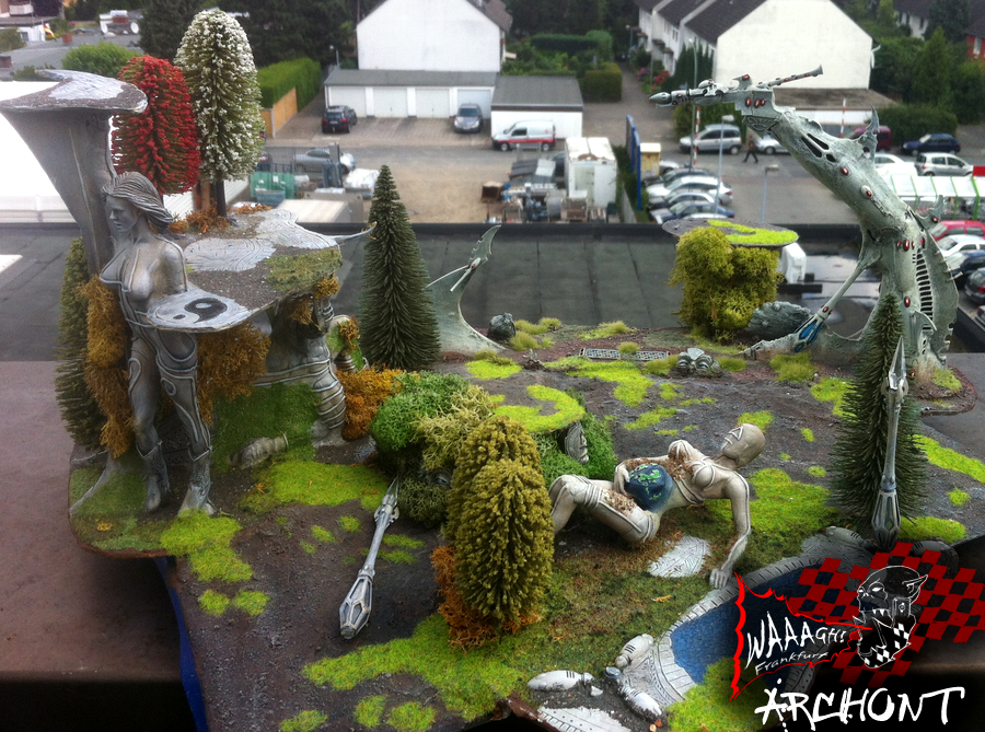 Beautiful, Display, Eldar, Overgrown, Ruins, Terrain
