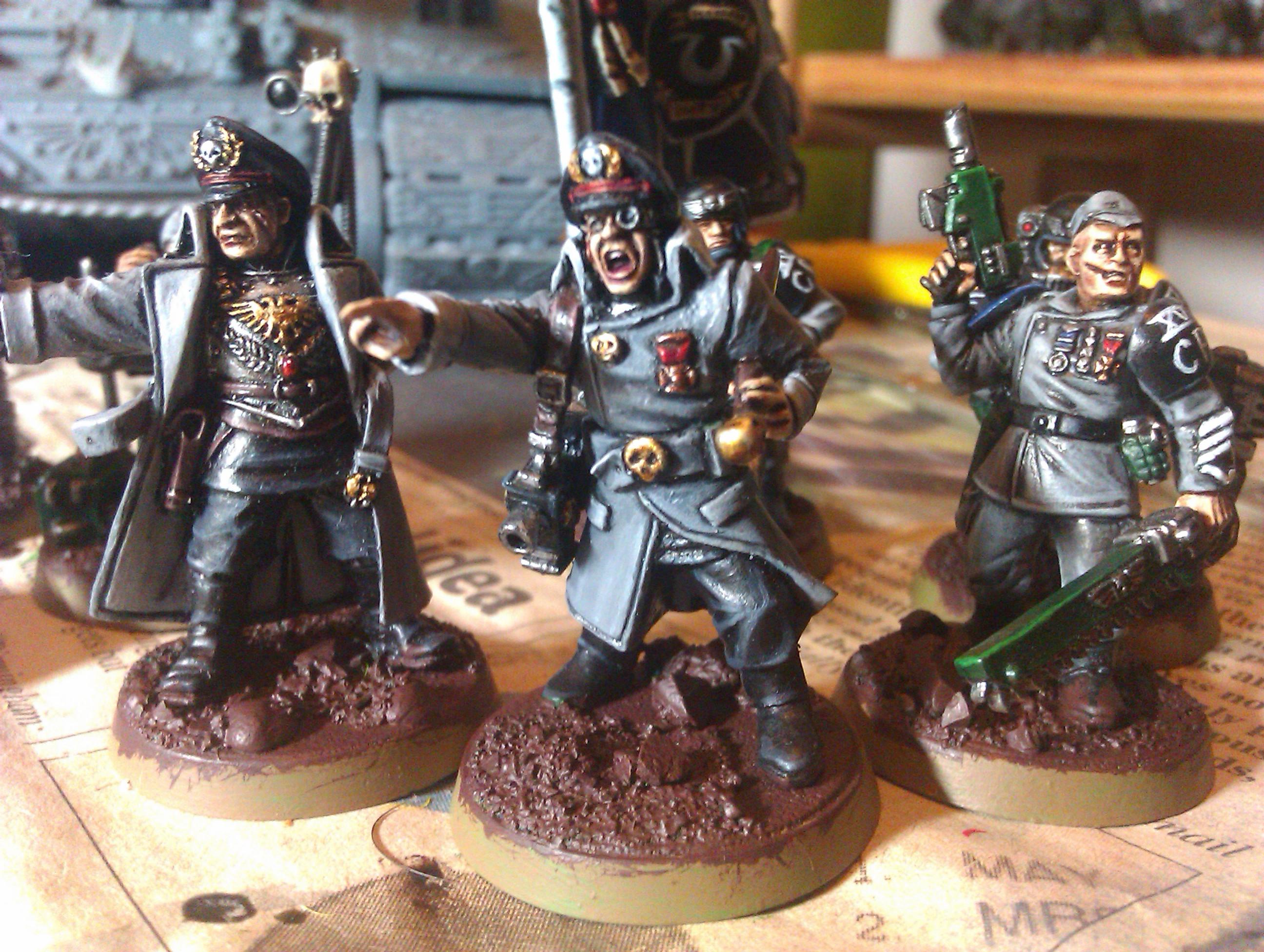Cadians, Commissar, Imperial Guard, Officer, Pdf, Work In Progress