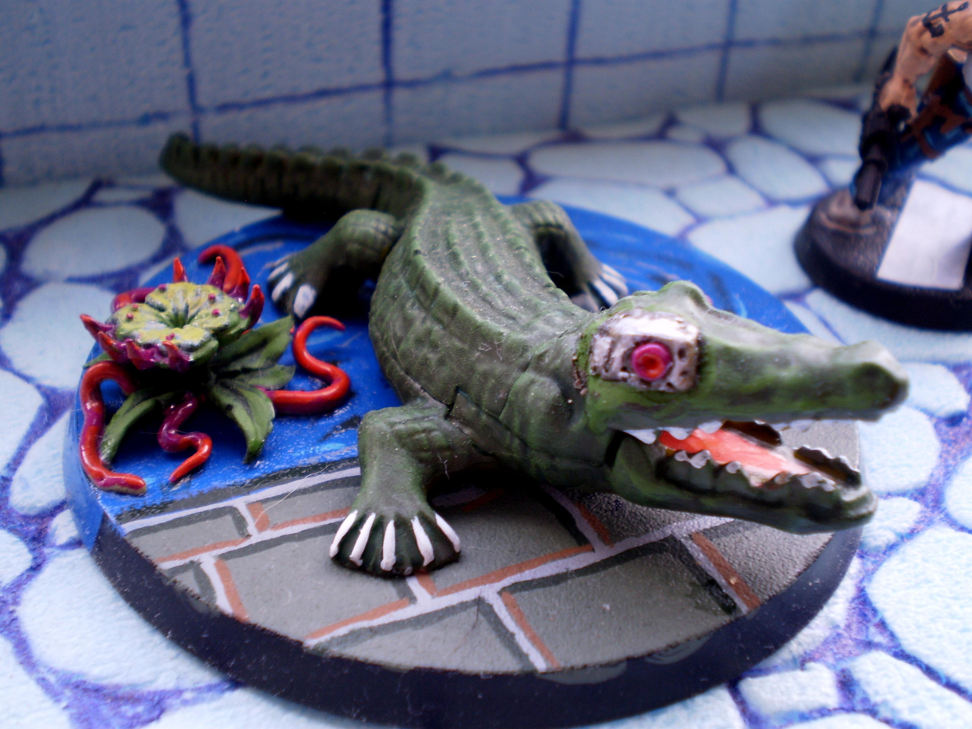Alligator, Conversion, Crocodile, Ganger, Madness, Necromunda, Necropocalypse