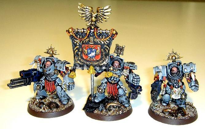 Banner, Conversion, Space Marines, Space Sharks, Terminator Armor
