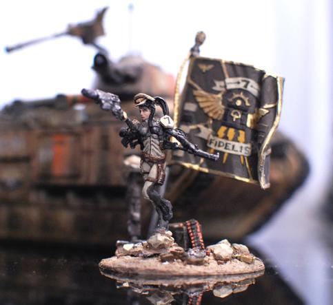 Commissar, Female, Imperial Guard, Infinity