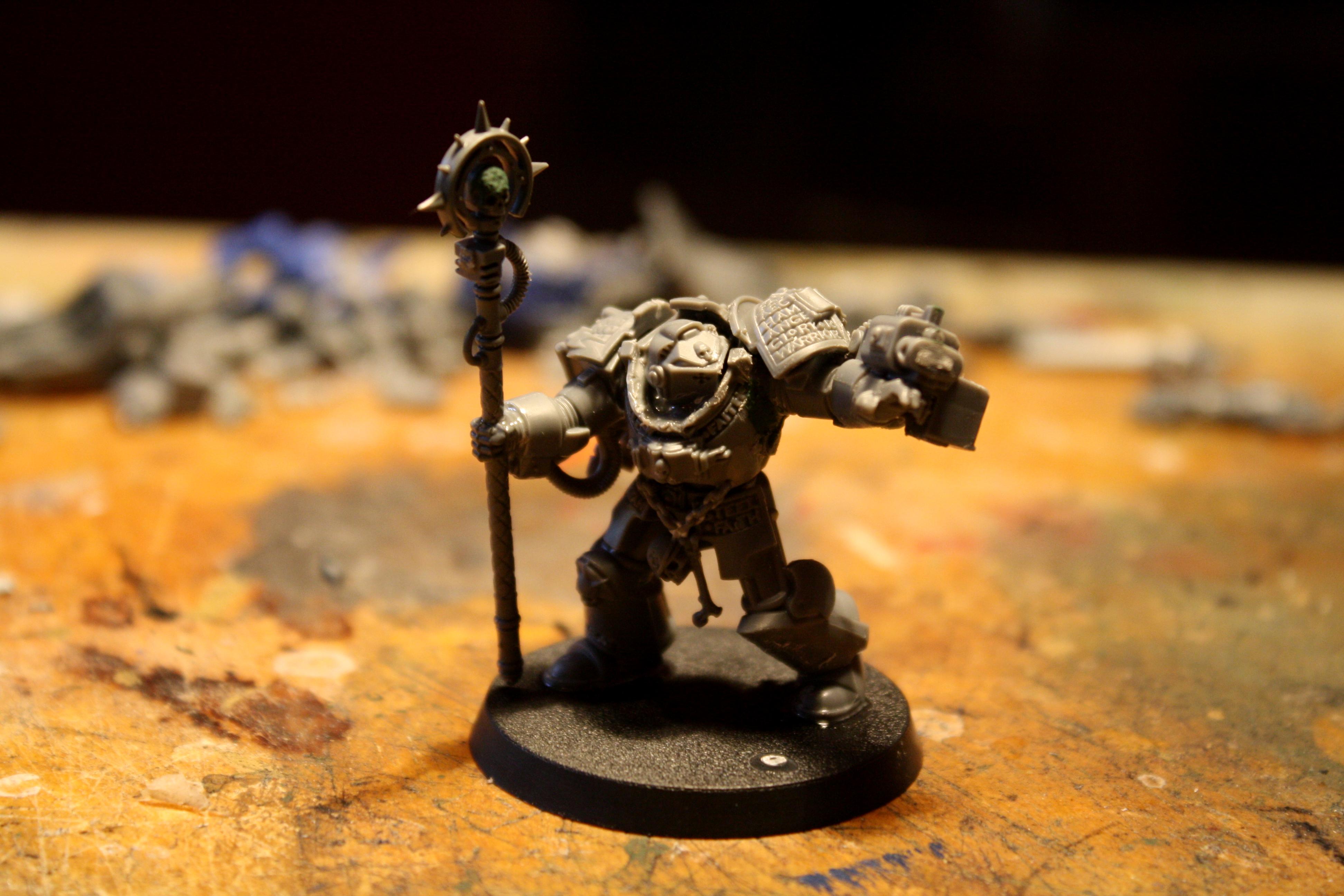 Abyssal Warriors, Chapter, Librarian, Space Marines, Terminator Armor