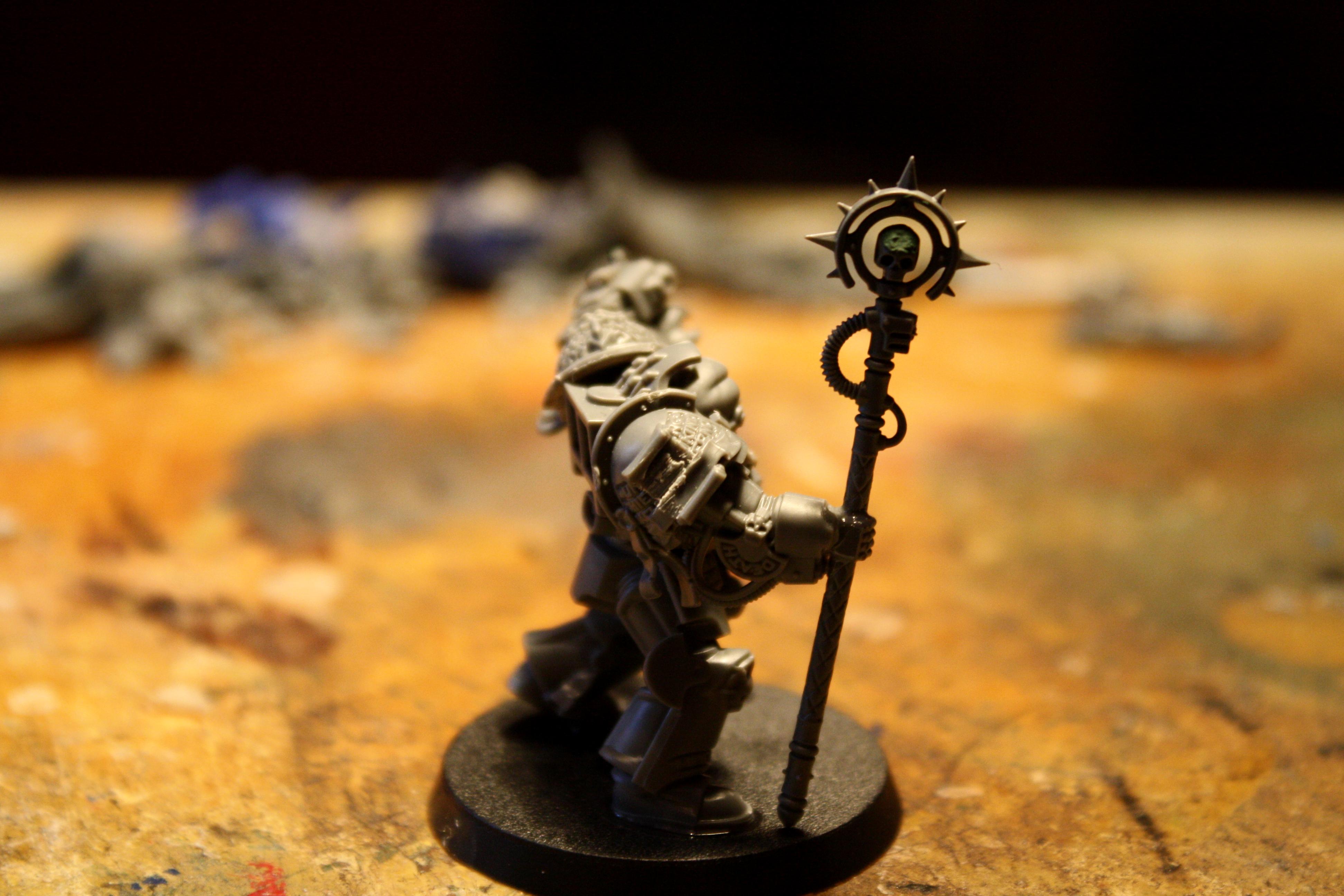 Abyssal Warriors, Chapter, Librarian, Space Marines, Terminator Armor