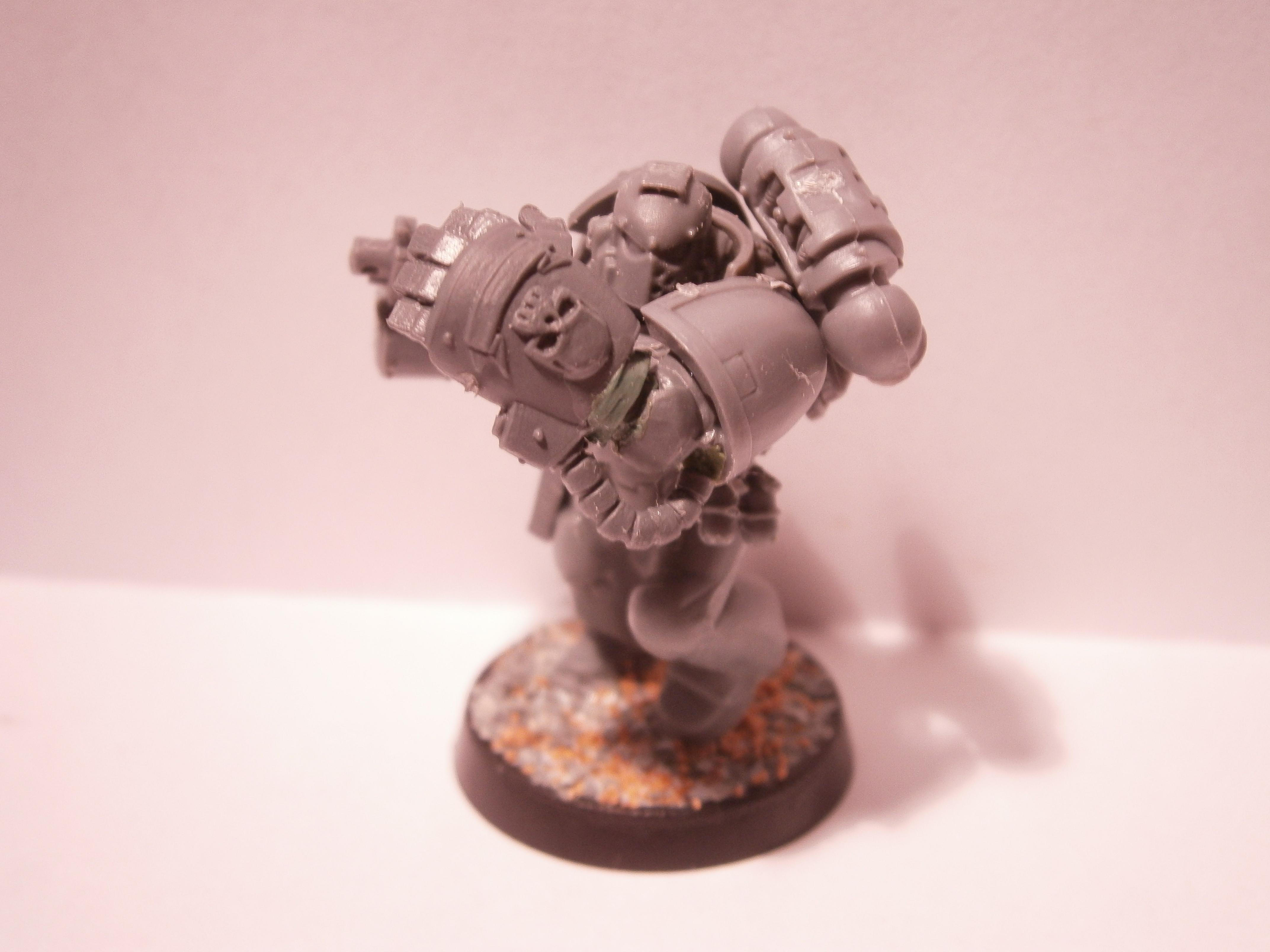 Backhand, Deathwatch, Power Fist, Space Marines, Warhammer 40,000, Work In Progress