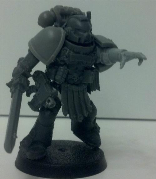 Librarian, Space Marines, Tall Scale, True Scale