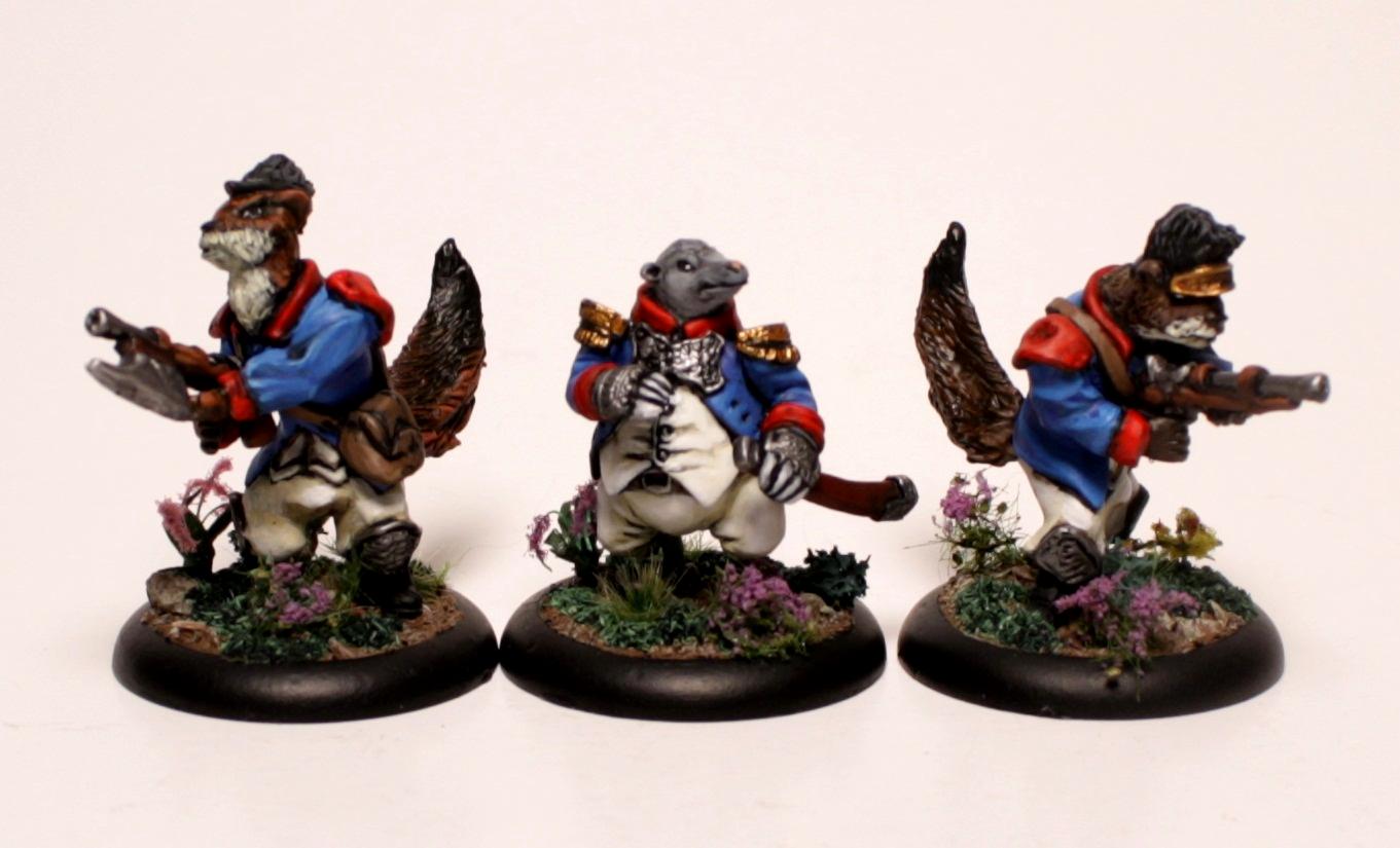 Aquitar, Brushfire, Weasel Fusiliers and Mole Tactician
