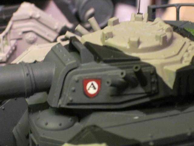 I applied decals and painted on ID markings
