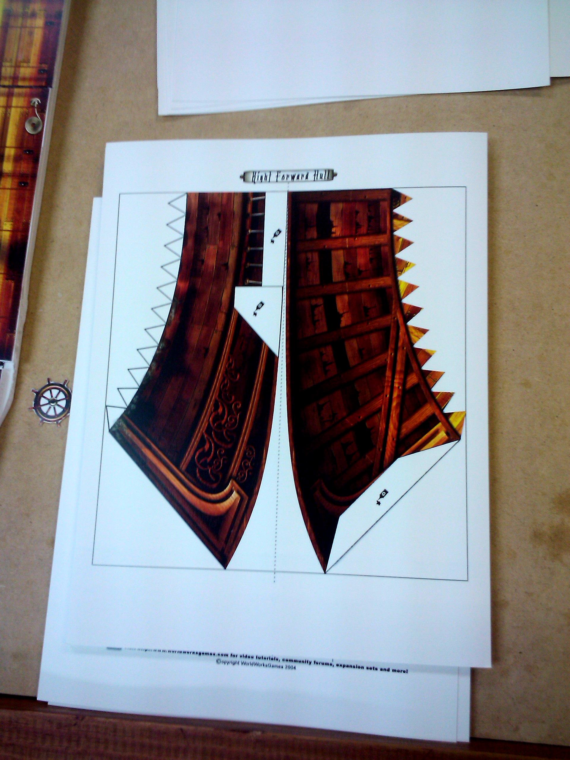 Build, Cardstock, Hobby, Maiden, Painting, Paper, Project, Ship, Terrain, World Works Games, Worldworks, Worldworks Games