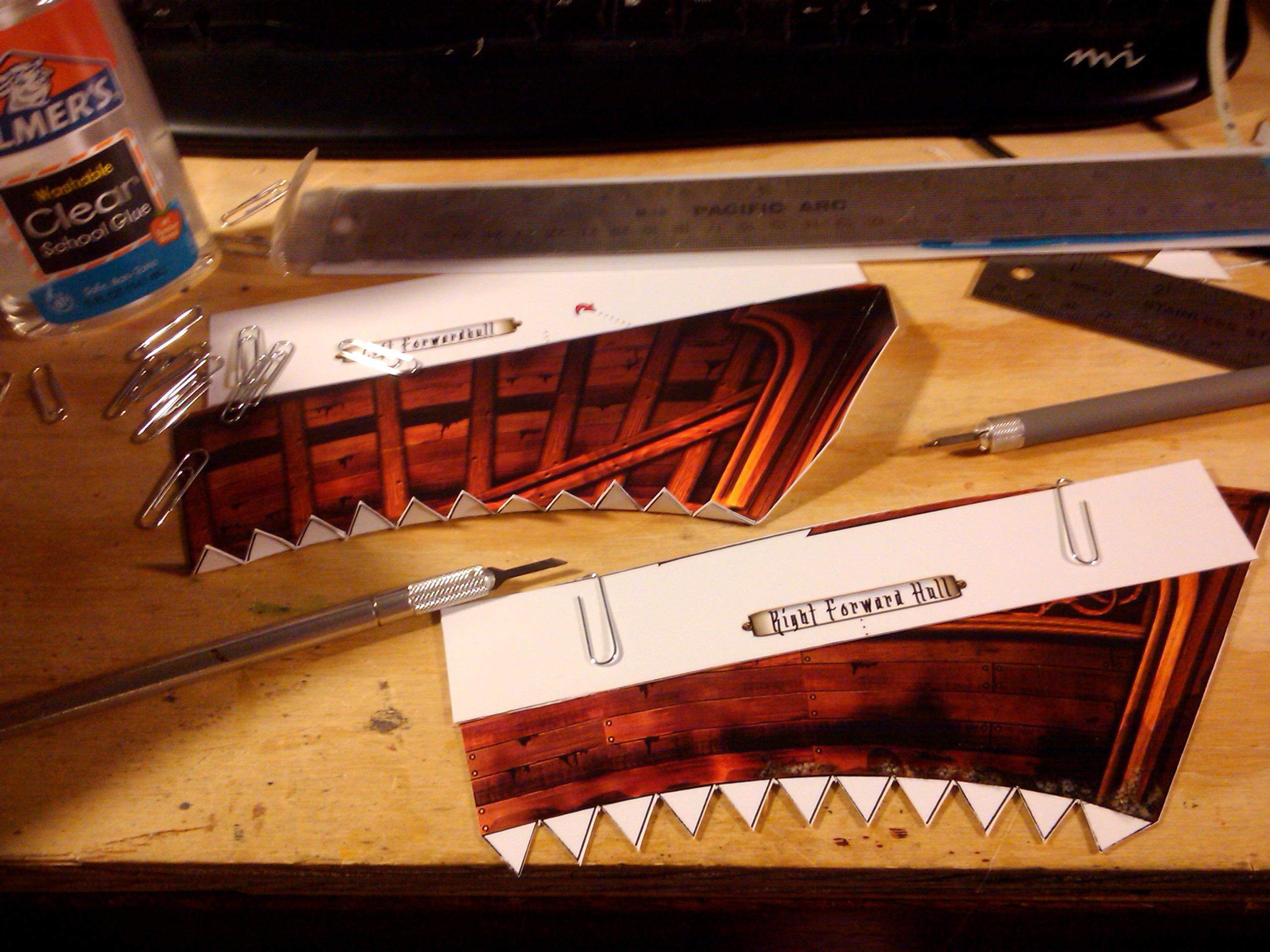 Build, Cardstock, Hobby, Maiden, Painting, Paper, Project, Ship, Terrain, World Works Games, Worldworks, Worldworks Games