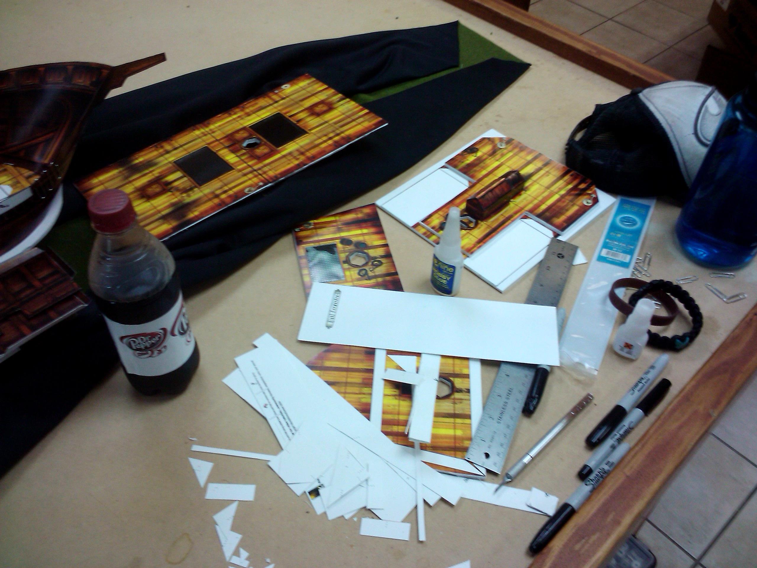 Build, Cardstock, Hobby, Maiden, Painting, Paper, Project, Ship, Terrain, World Works Games, Worldworks, Worldworks Games